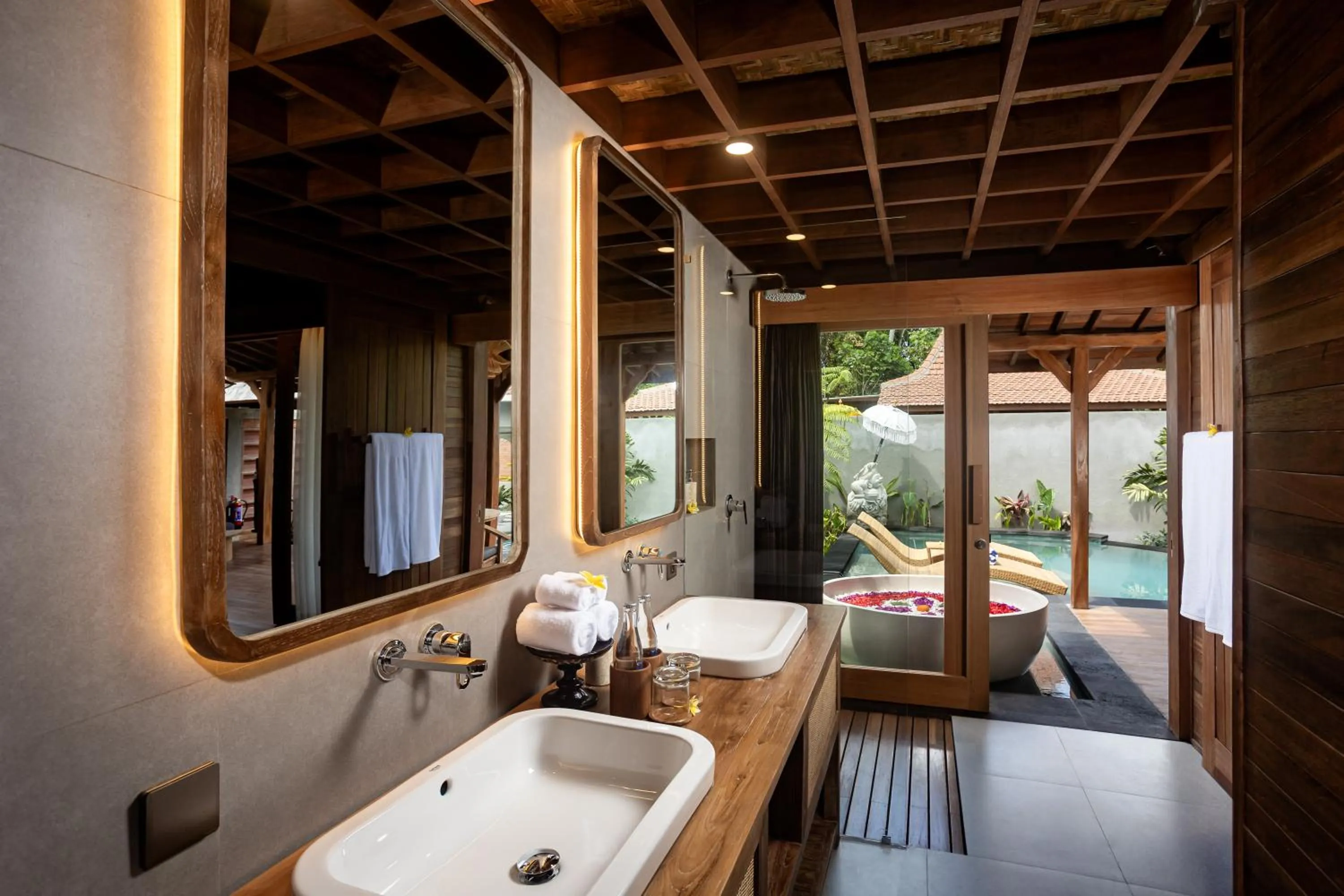 Bathroom in Yana Villas Kemenuh by GenuineHost