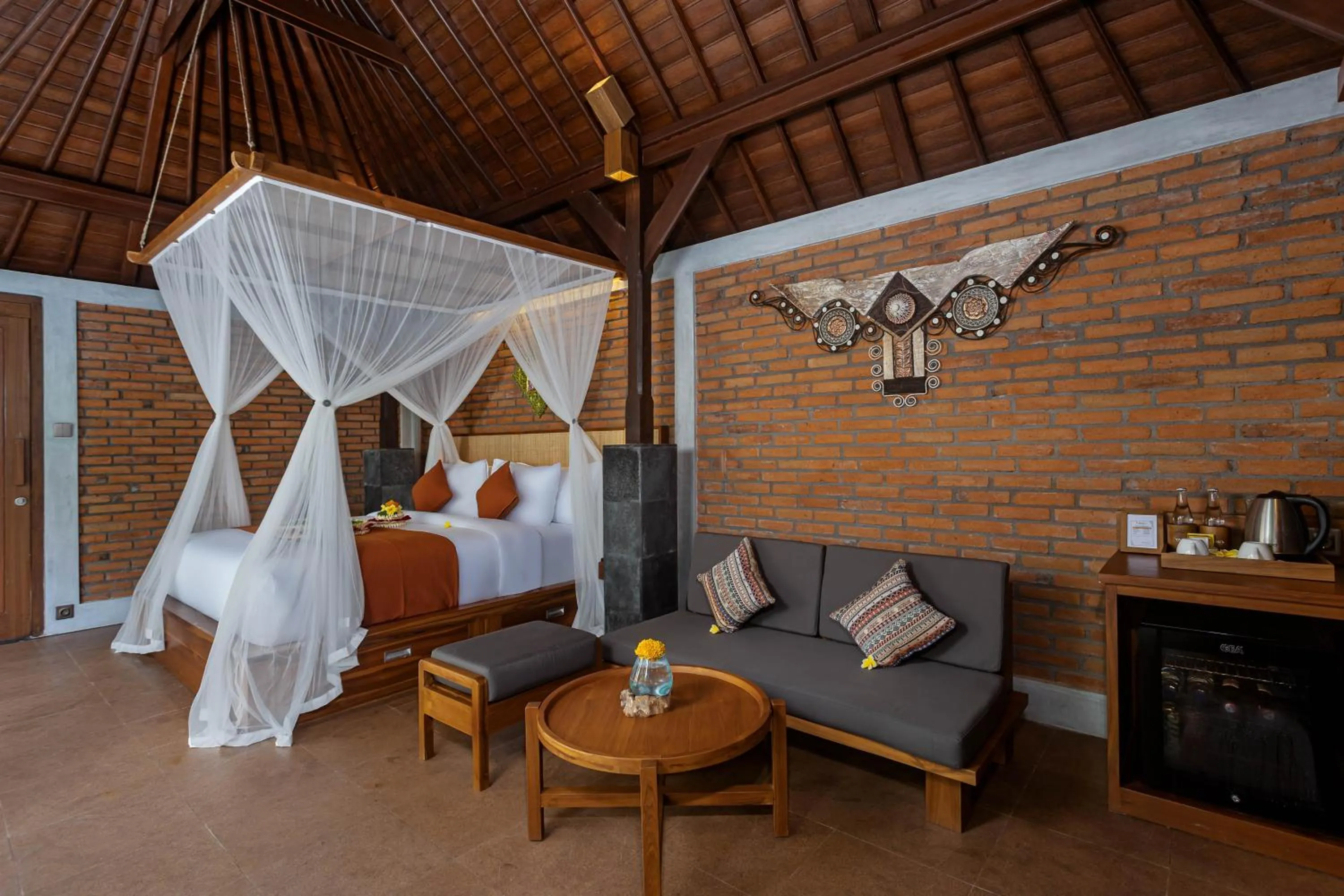 Bed in Yana Villas Kemenuh by GenuineHost