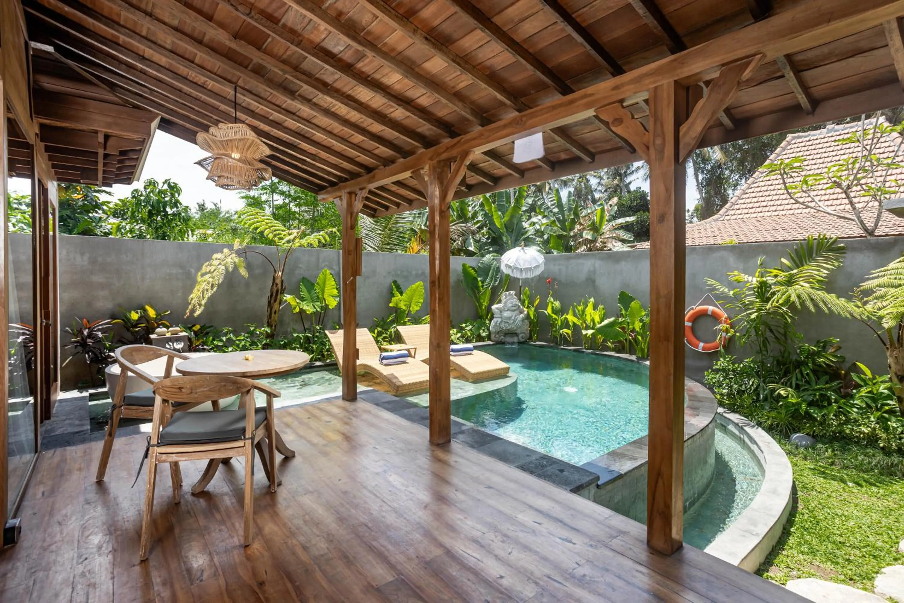 Balcony/Terrace in Yana Villas Kemenuh by GenuineHost