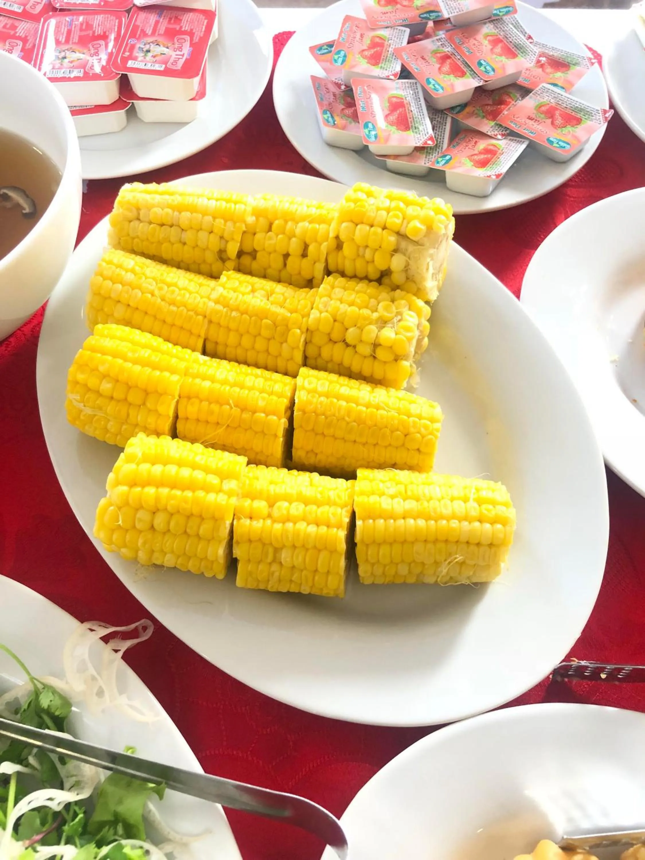 Breakfast in Tan An Palace