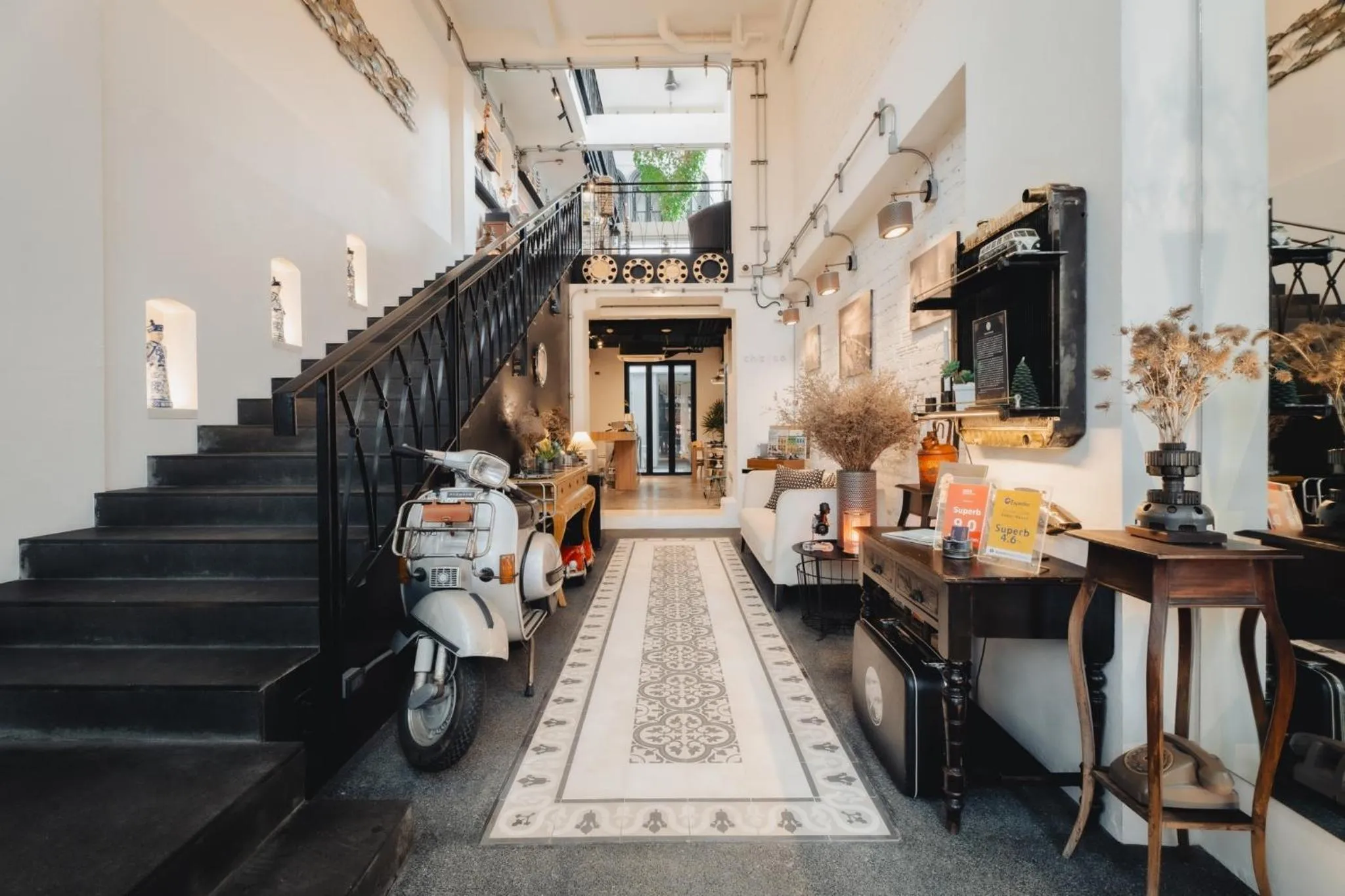 Lobby or reception in Xinlor House - Phuket Old Town