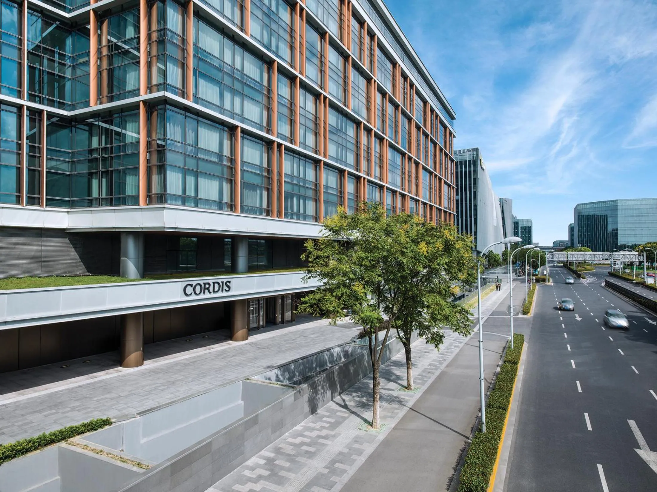 Facade/entrance in Cordis Shanghai Hongqiao (Langham Hospitality Group)