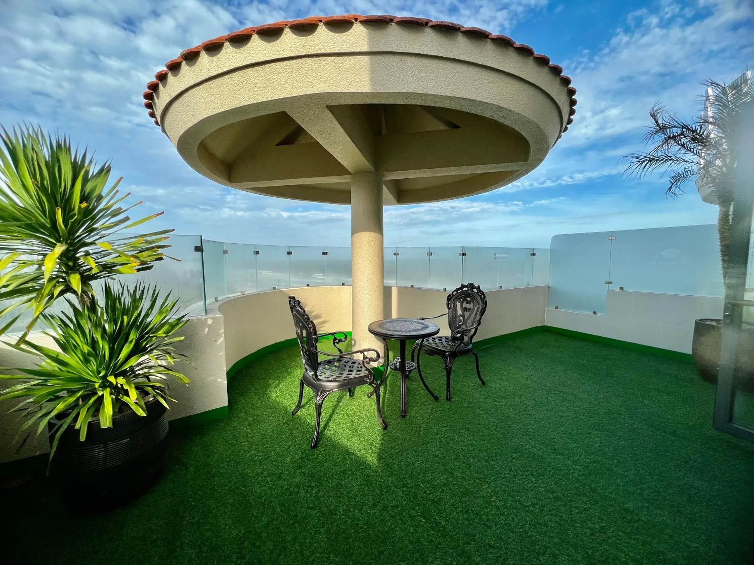 Patio in Thuy Van Hotel