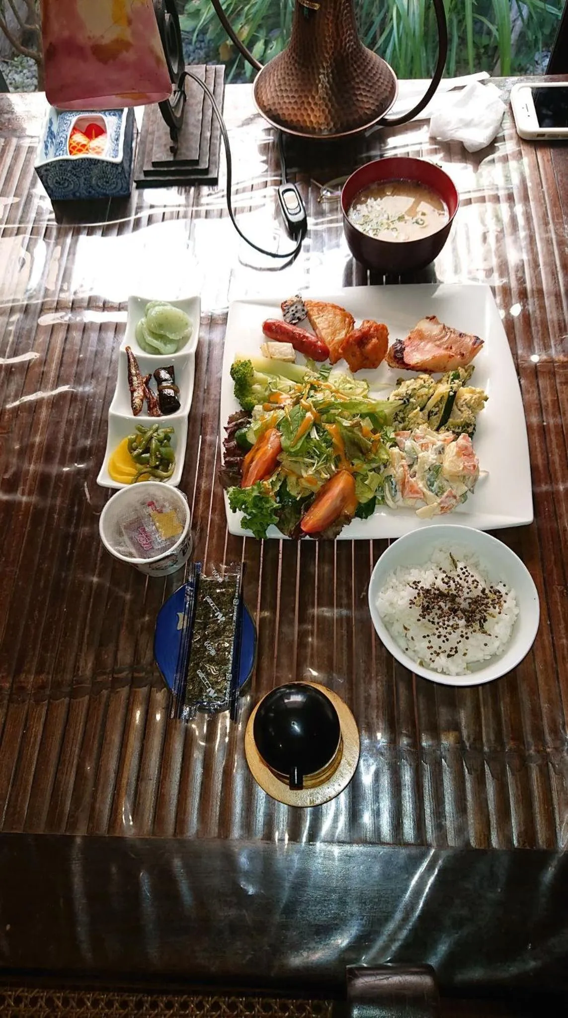 Breakfast in Live Cafe Hisui no Umi