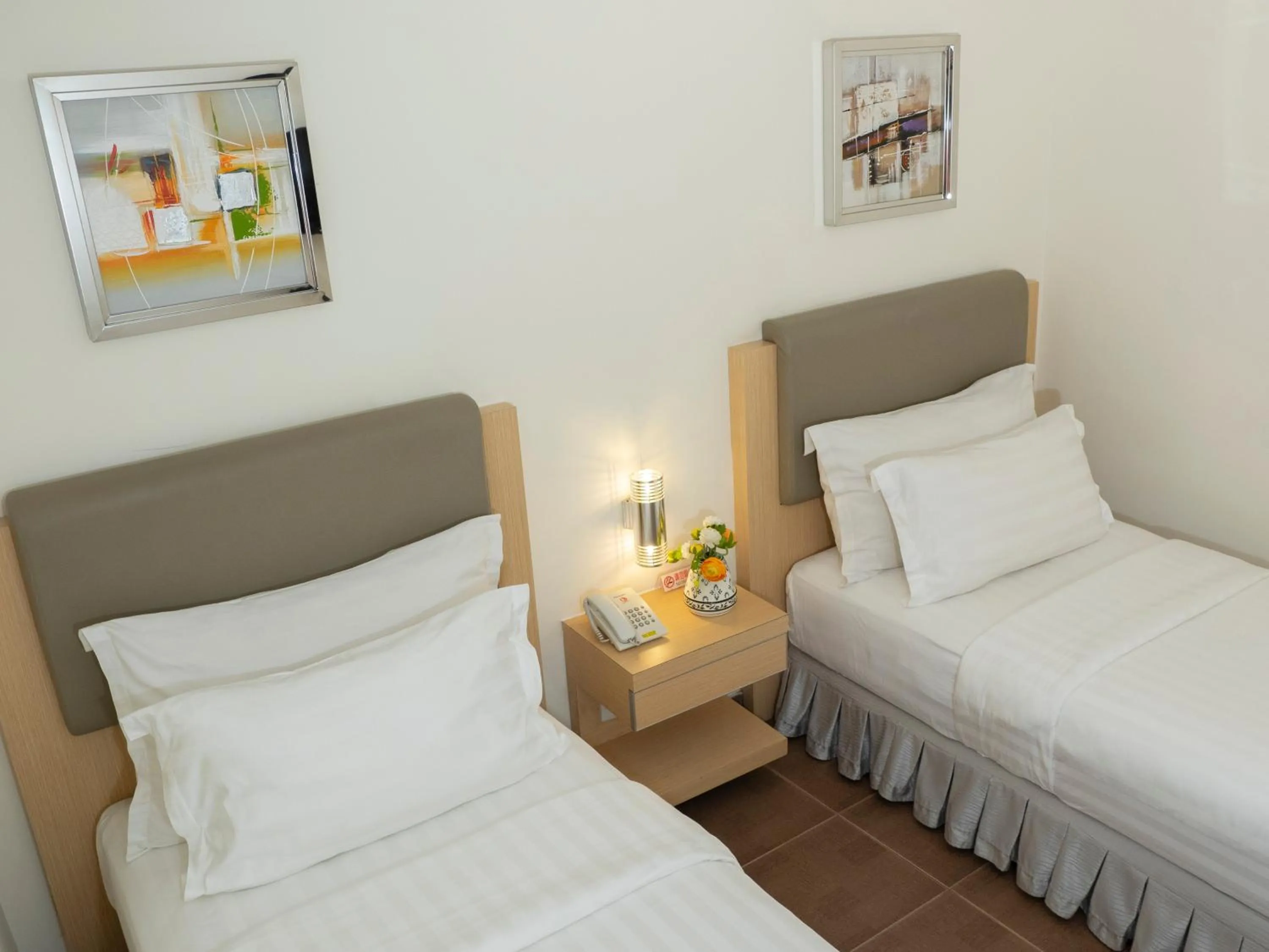 Bed in d'primahotel Airport Jakarta Terminal 1A