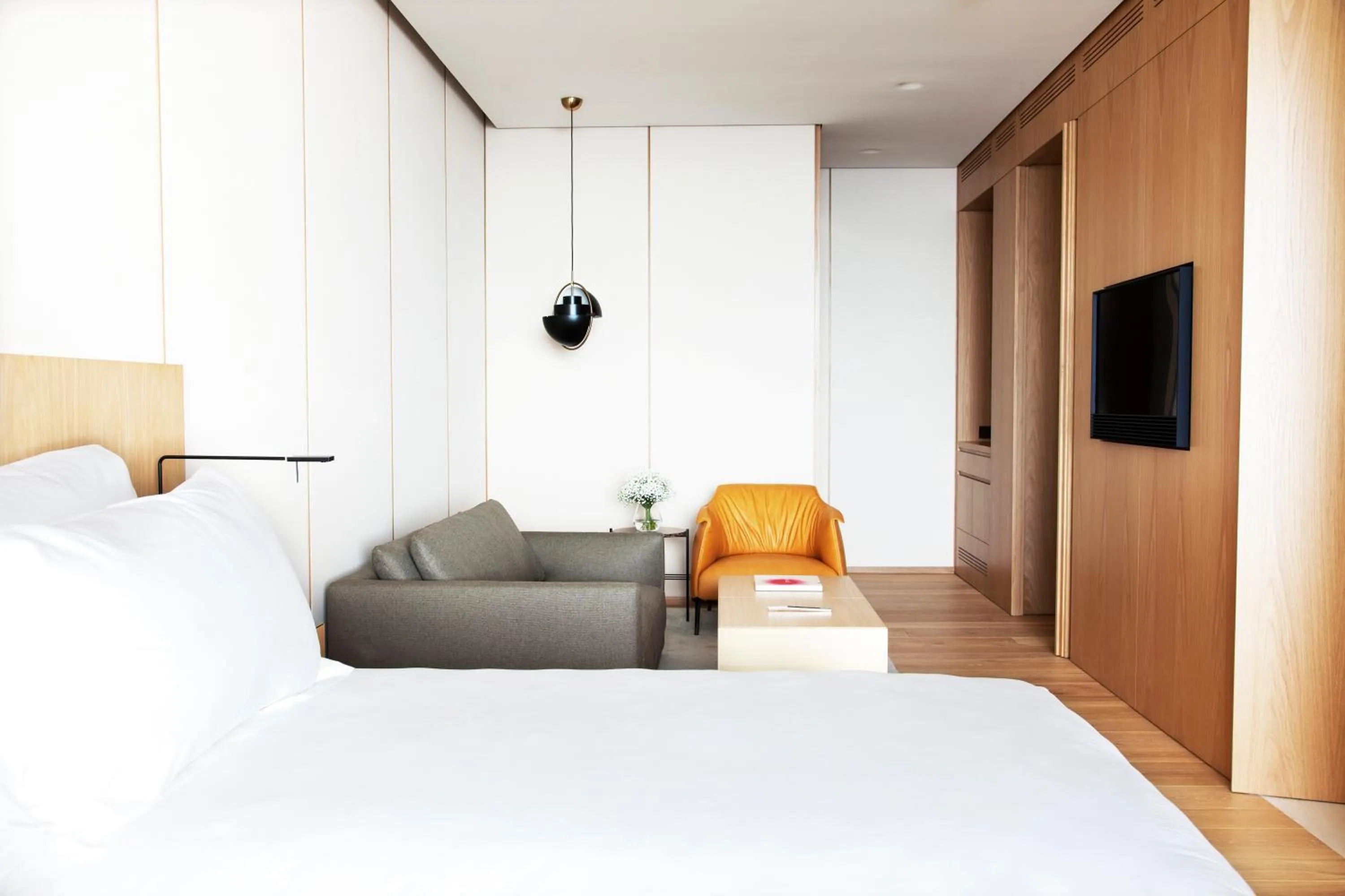 Bedroom, Bed in Akelarre - Relais & Châteaux