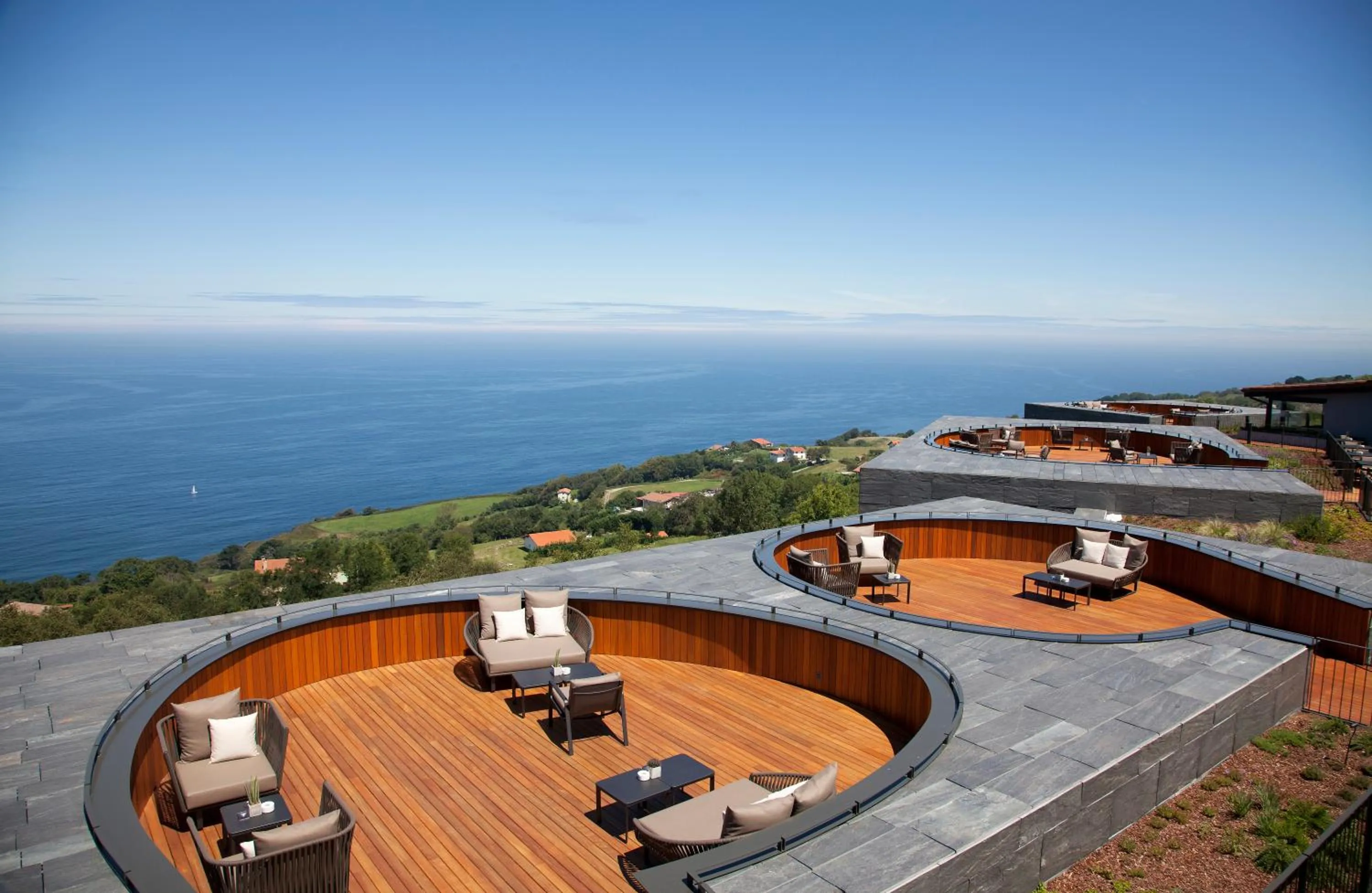 Lounge or bar in Akelarre - Relais & Châteaux