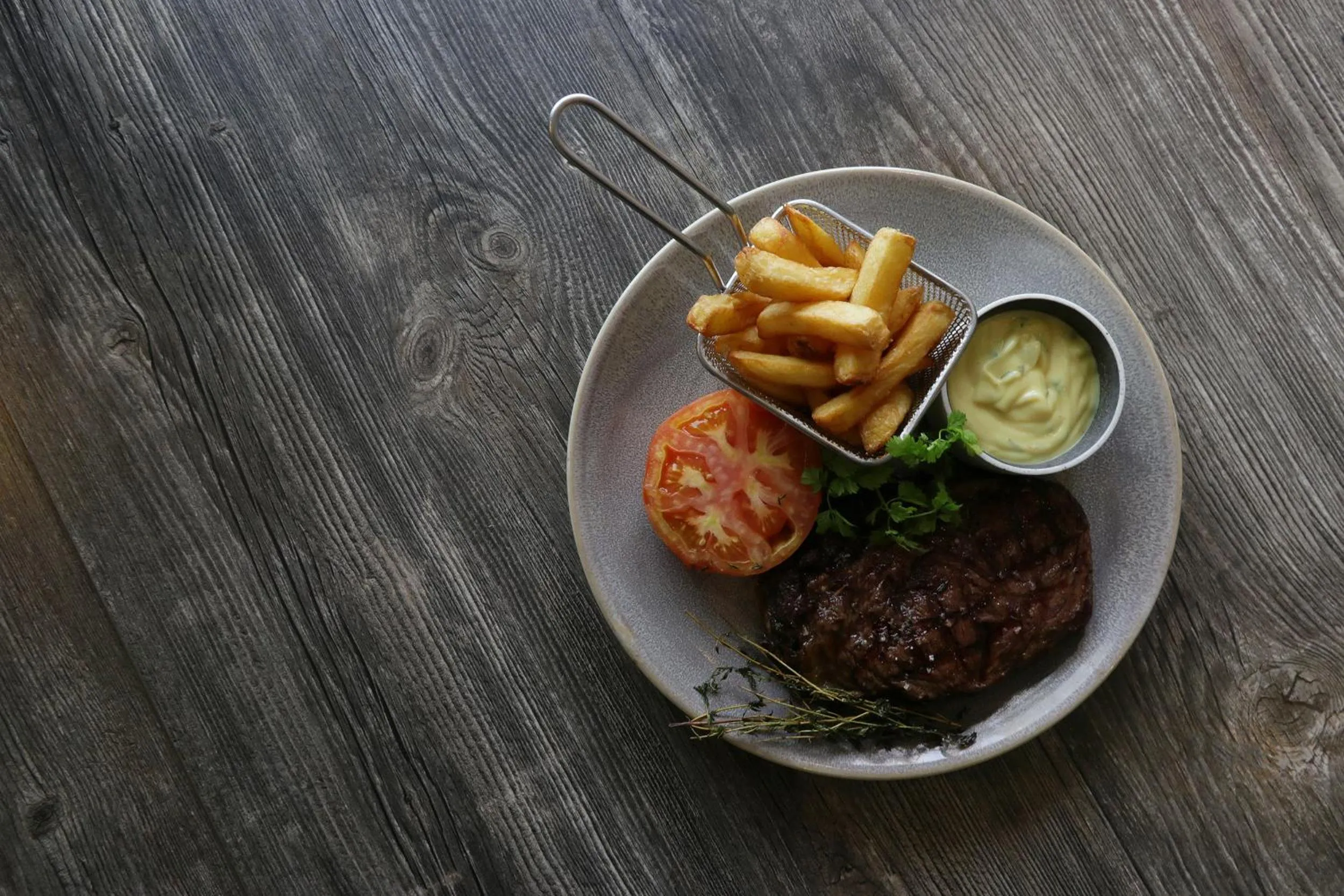 Food close-up in Helnan Marselis Hotel