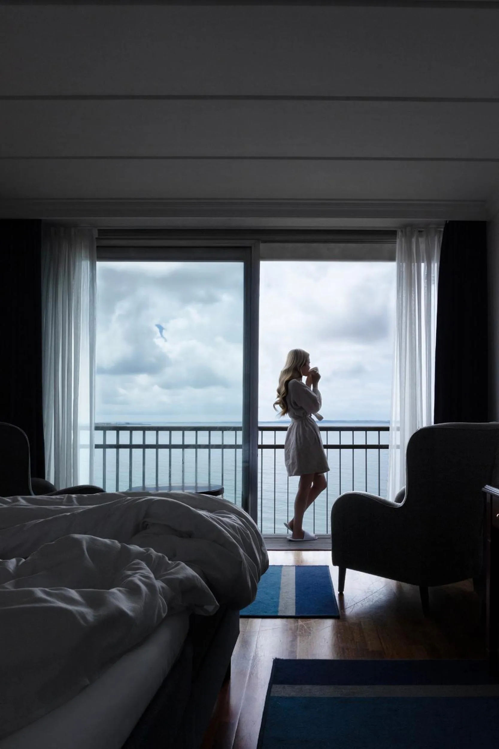 View (from property/room), Bed in Helnan Marselis Hotel