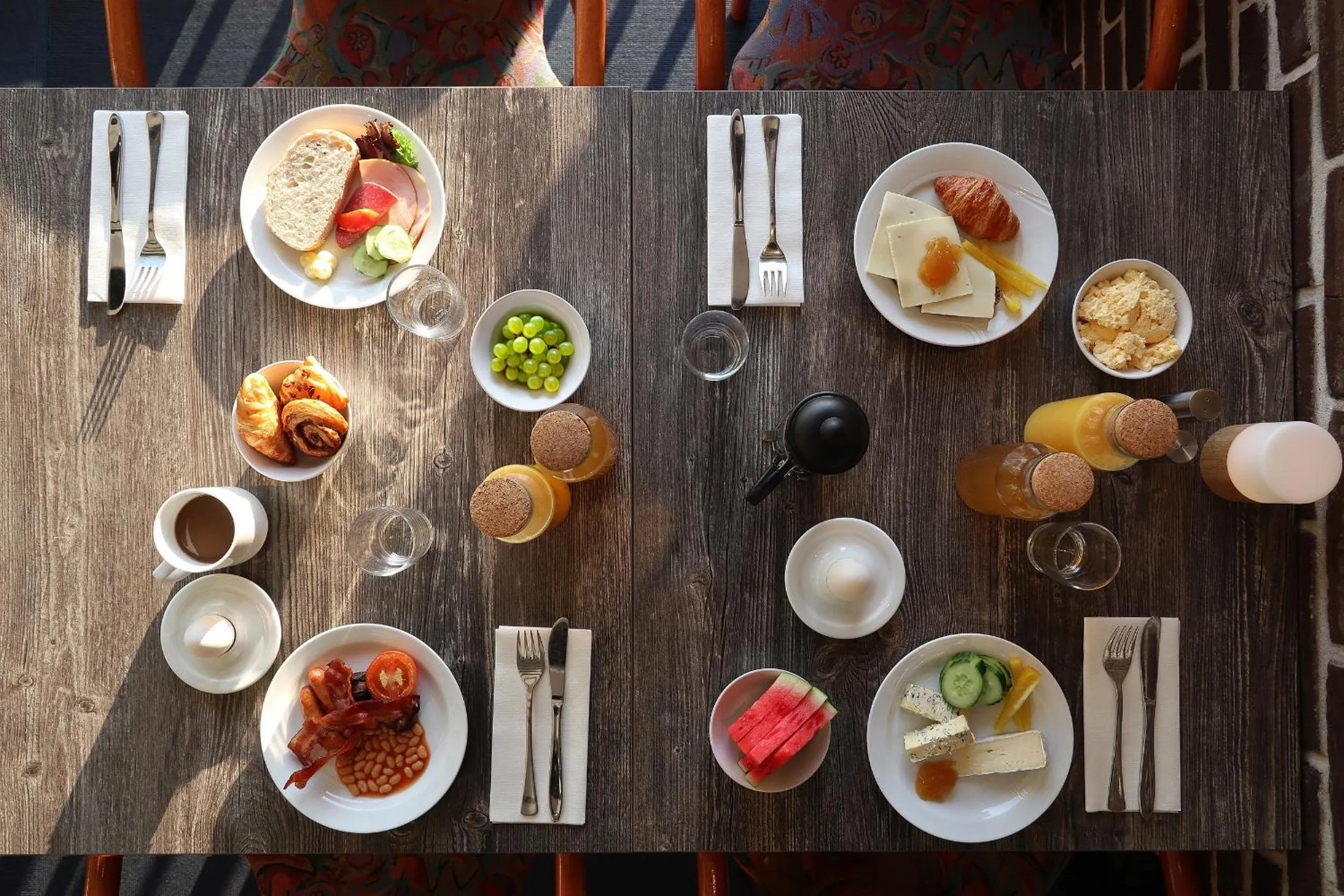 Food close-up in Helnan Marselis Hotel