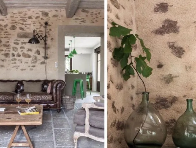 Seating area in La bergerie de Nano