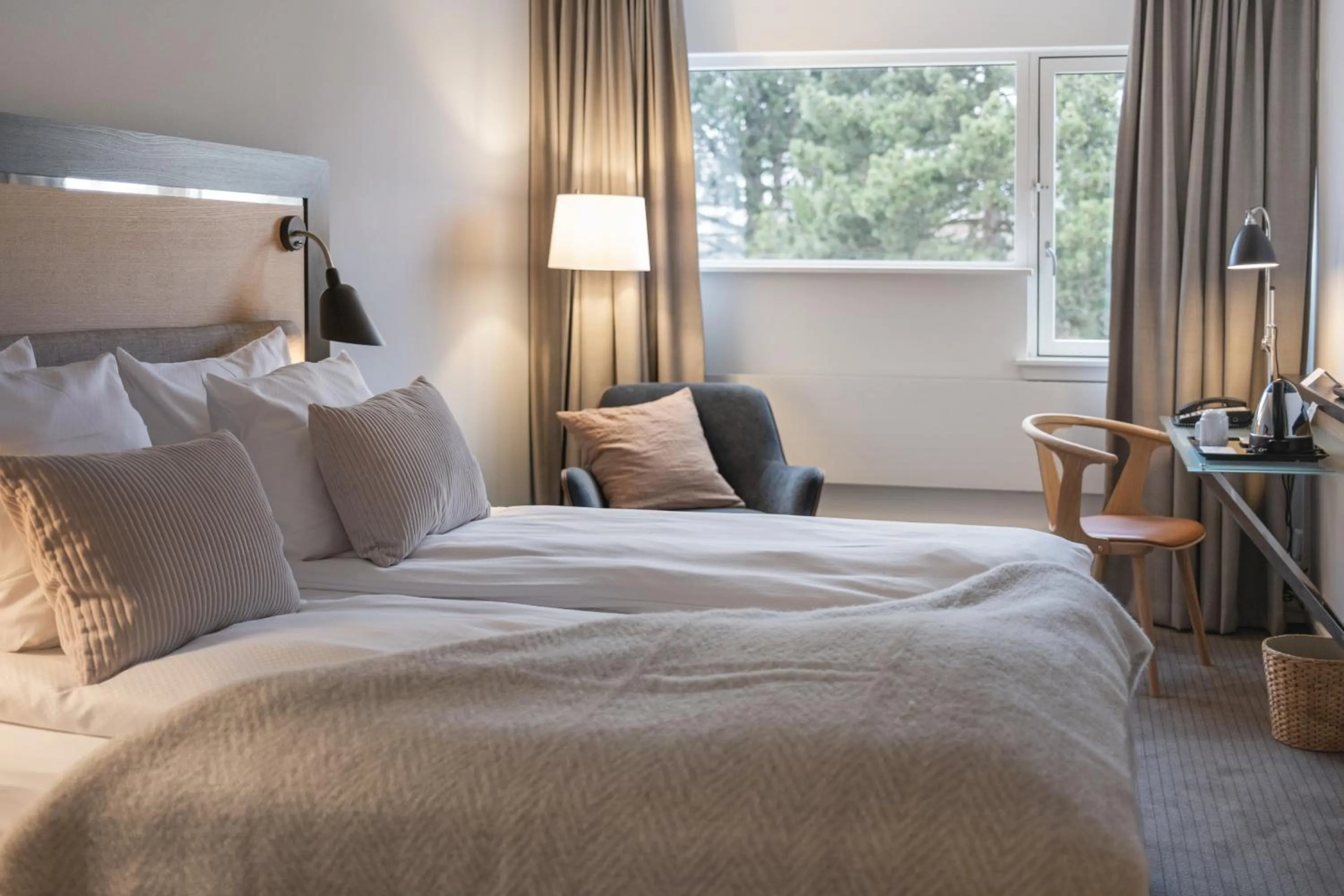 Bed in Gentofte Hotel