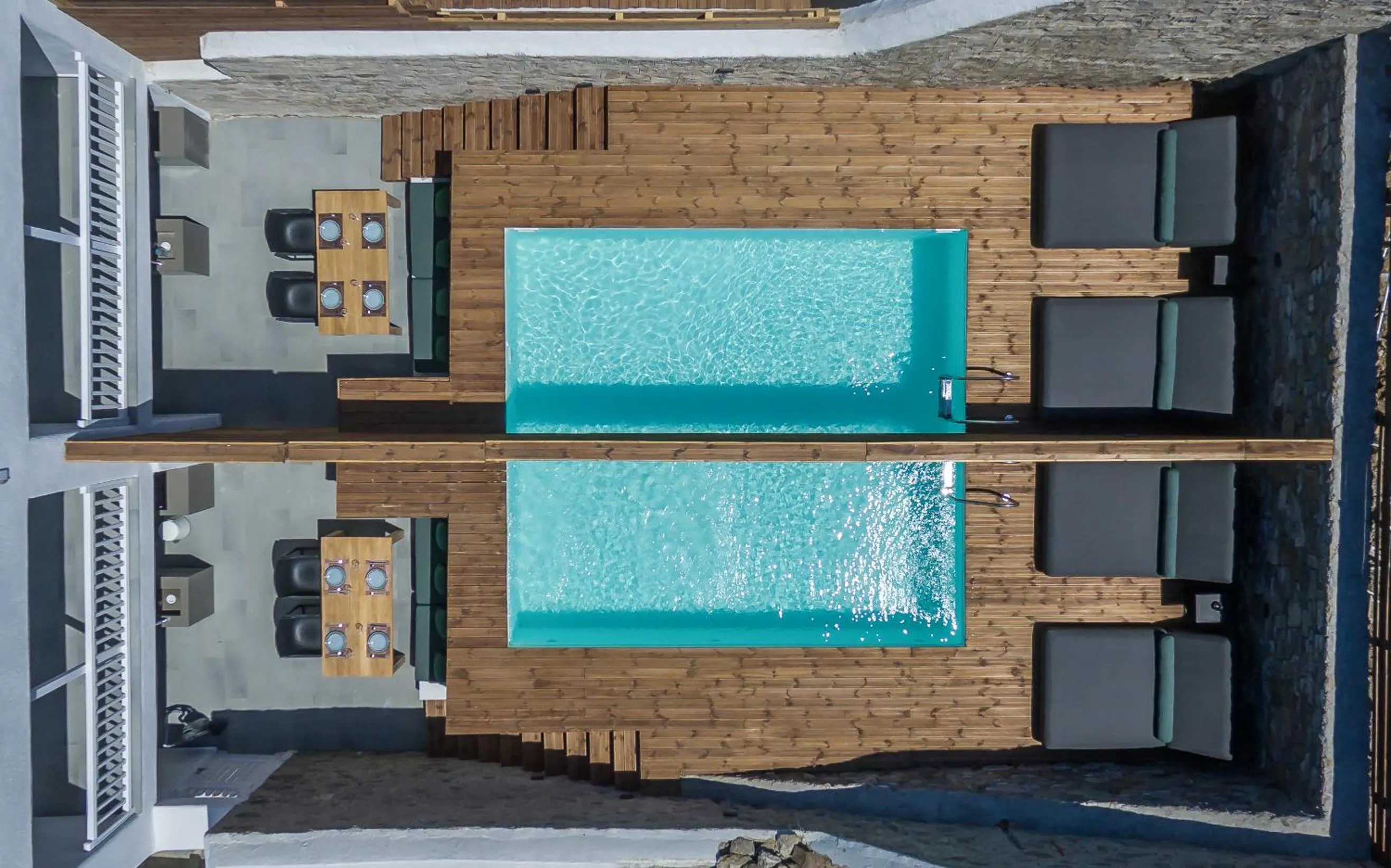 Floor plan in Dreambox Mykonos Suites and Mini Villas