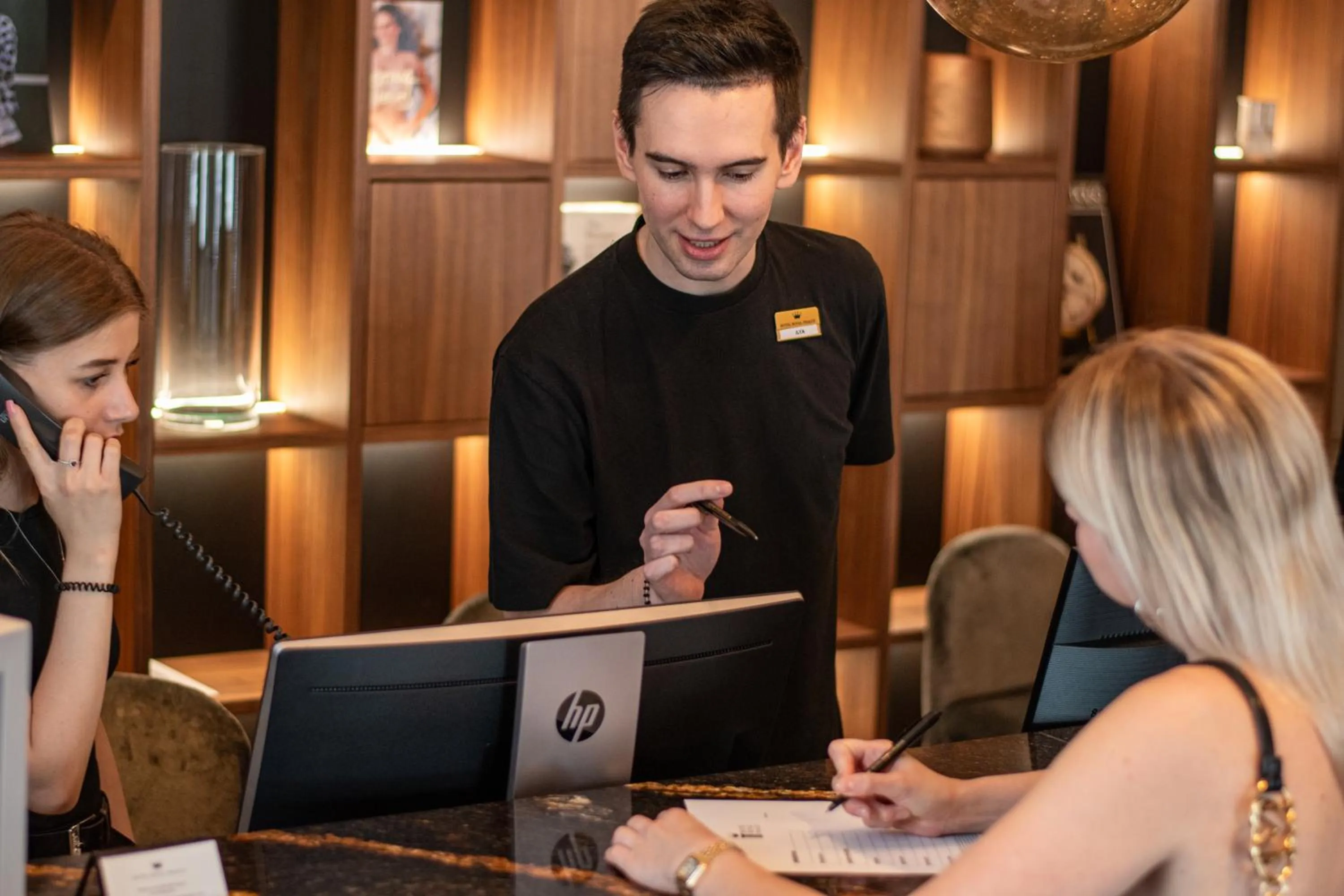 Staff in Hotel Royal Prague