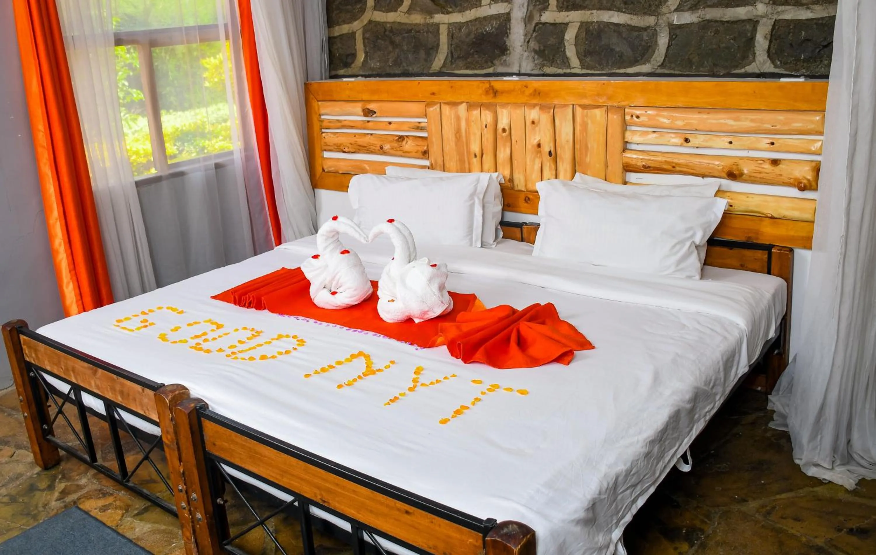 Bed in Naivasha Peppercorn Holiday Resort
