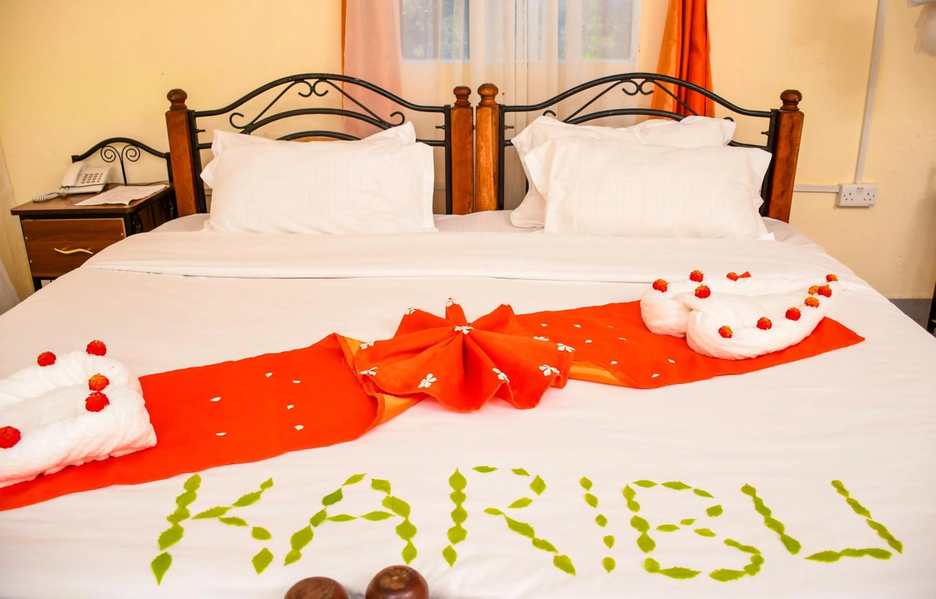 Bed in Naivasha Peppercorn Holiday Resort