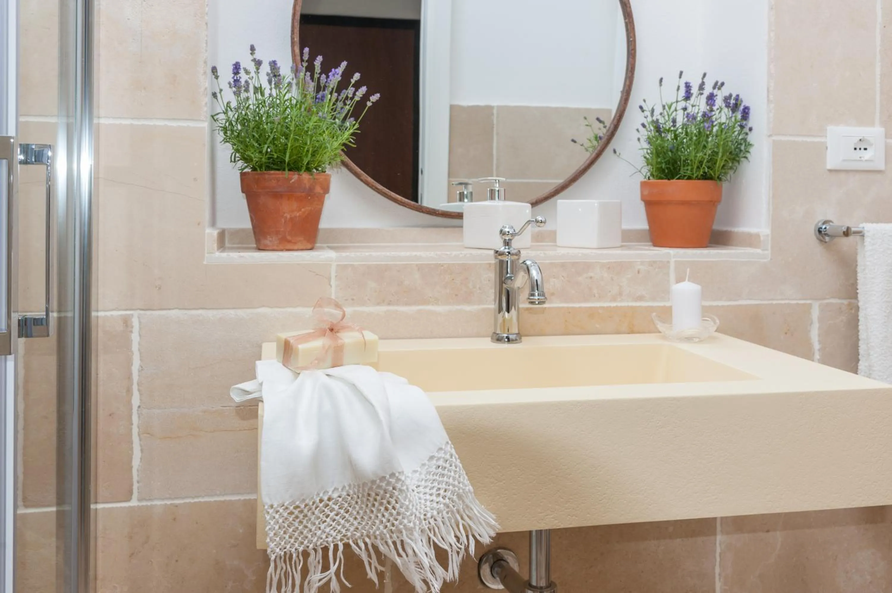 Bathroom in Masseria Monache
