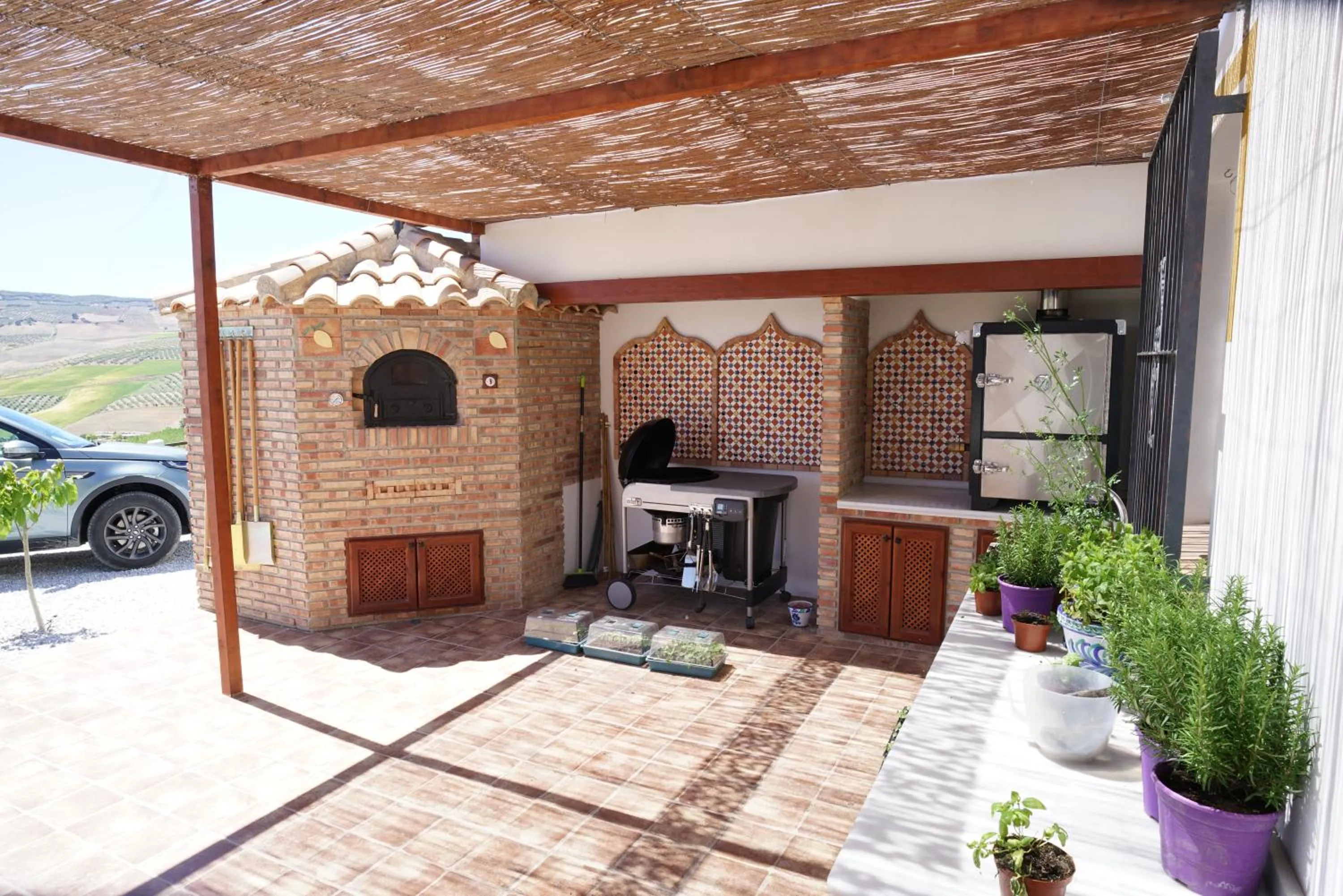 BBQ facilities in El Amparo