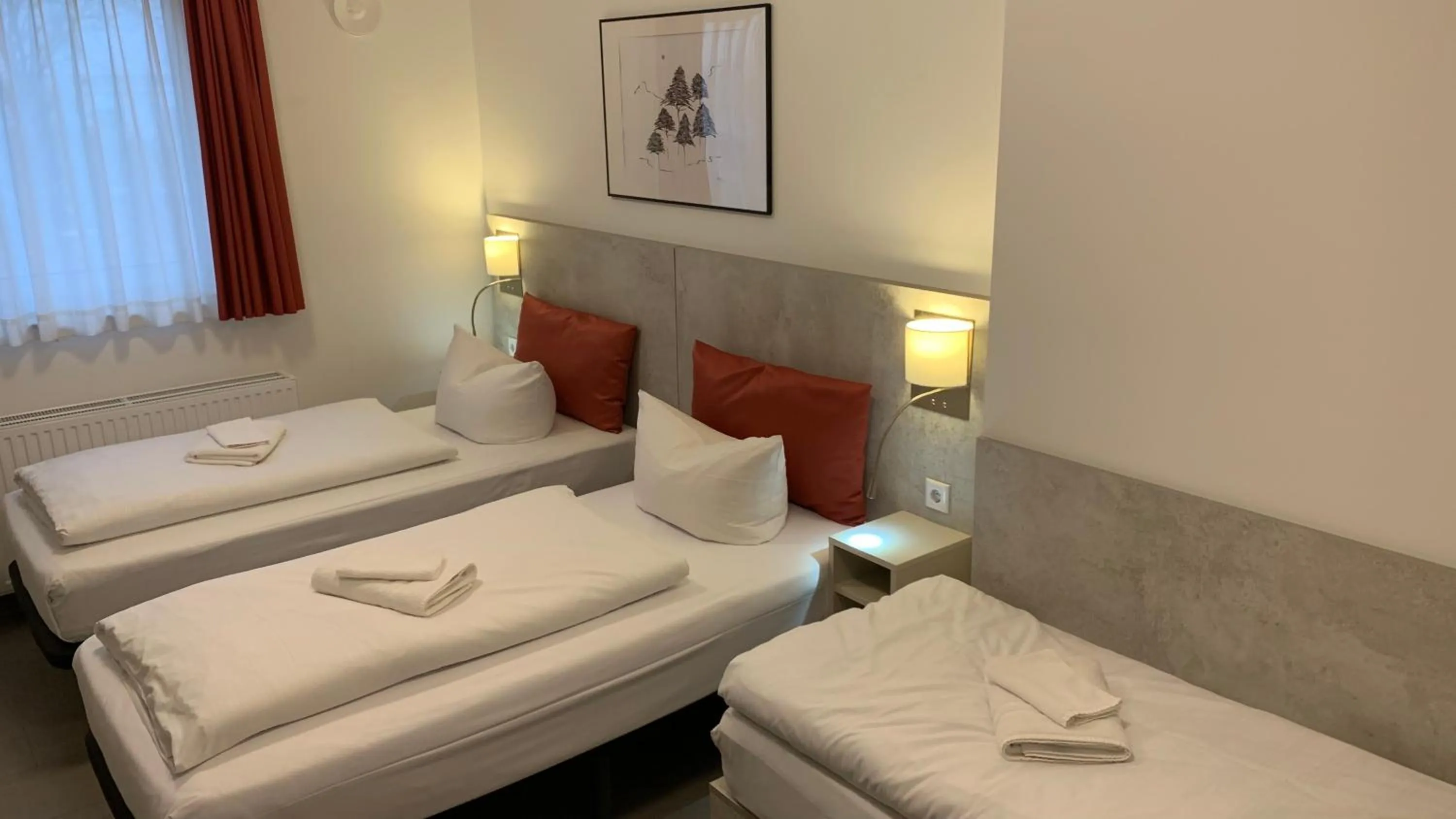 Bed in TRIO Apartment Hotel Berlin