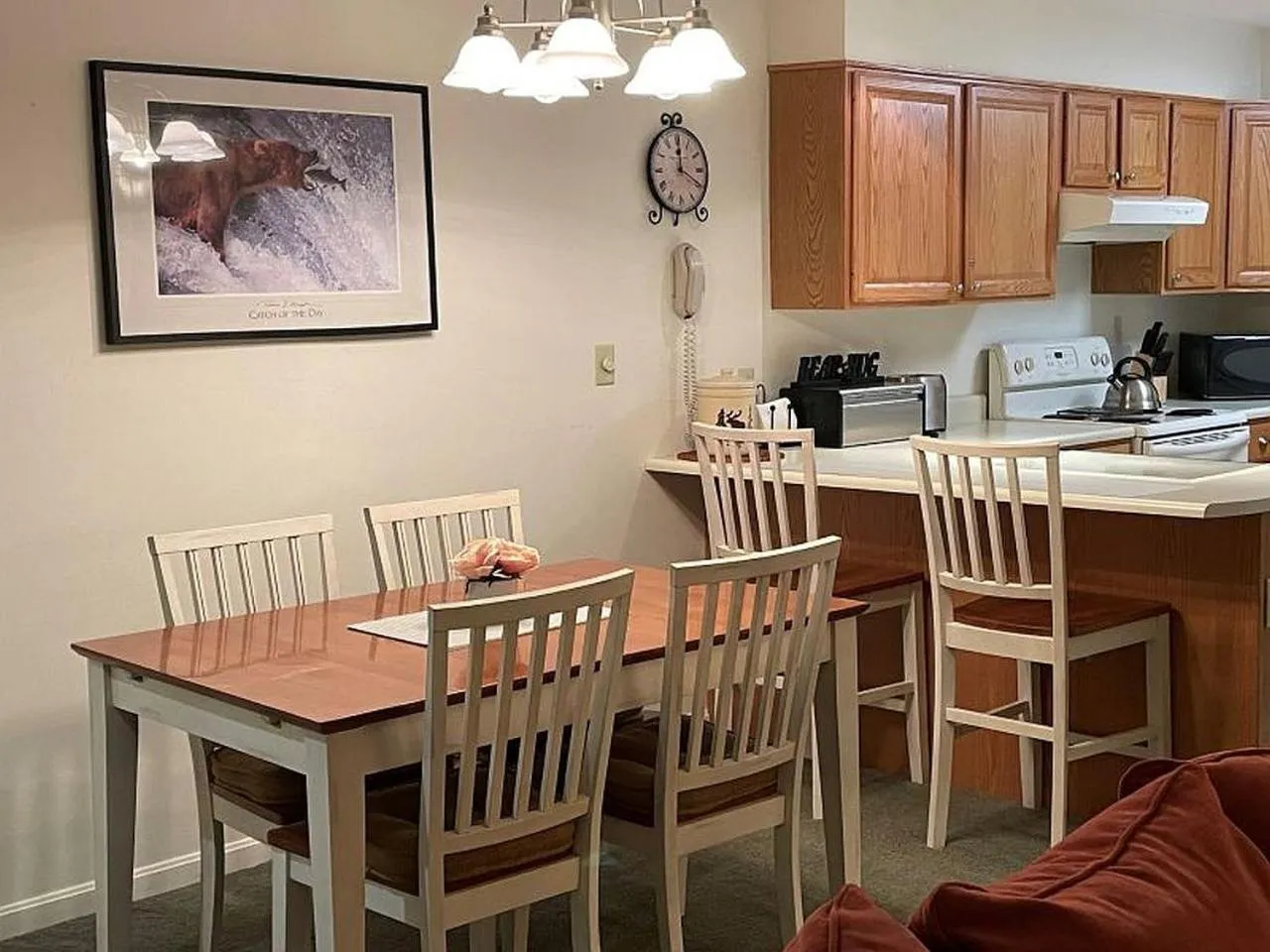 Dining area in Nordic Inn Condominium Resort