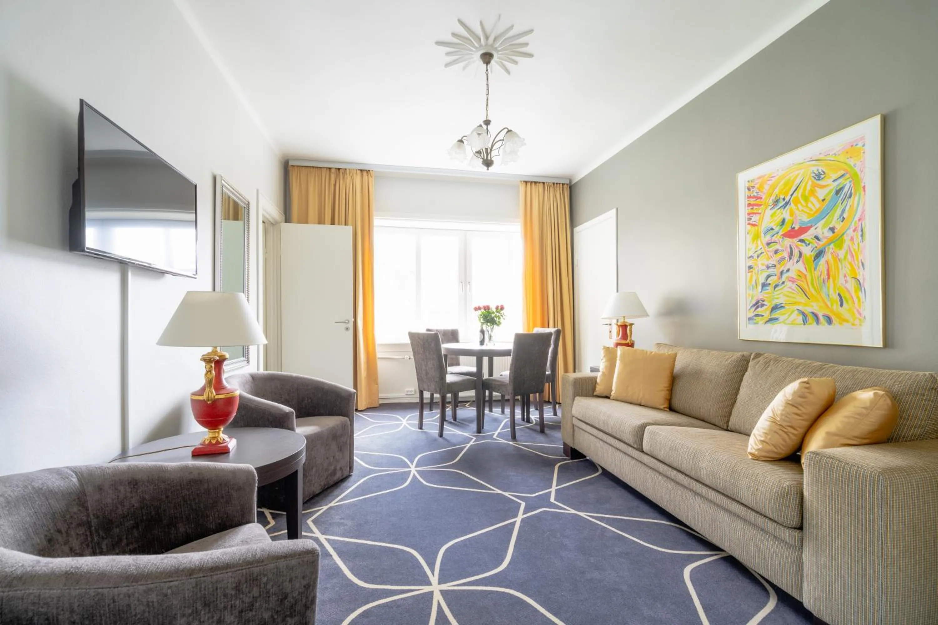 Seating area in Hotel Dania