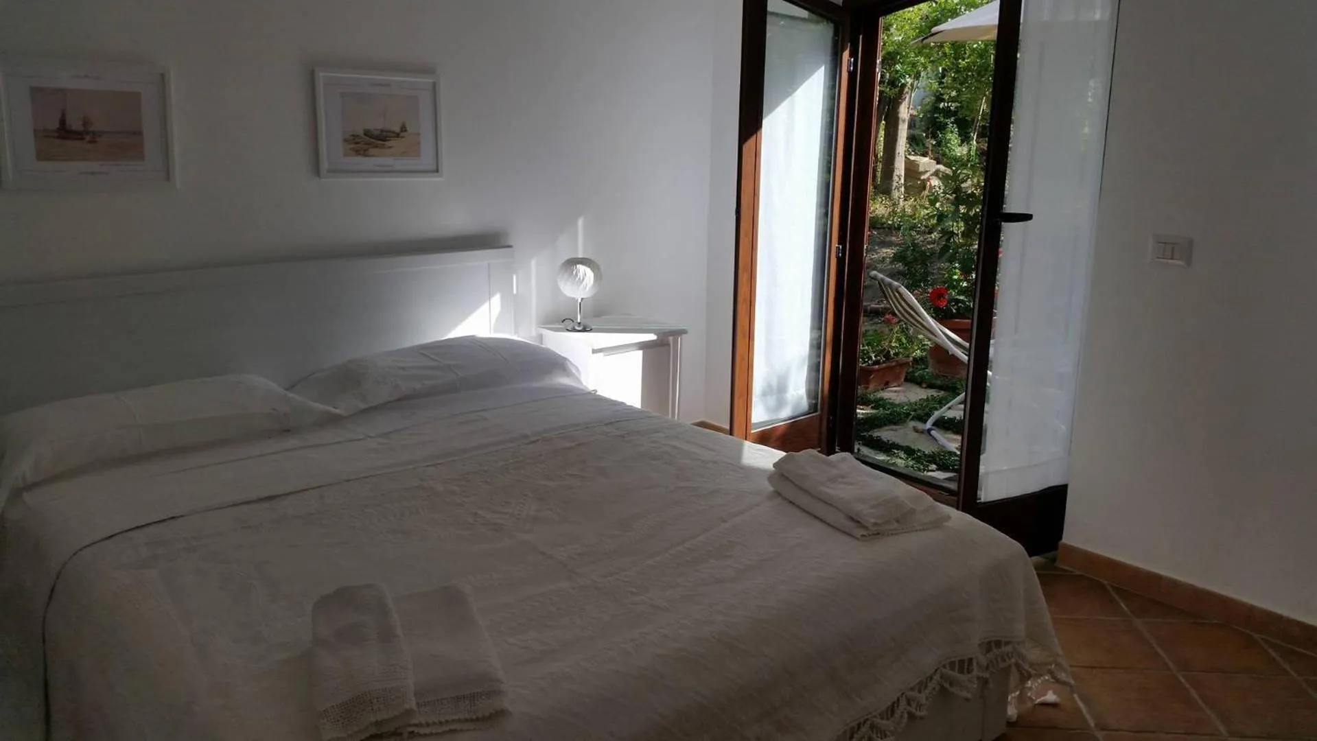 Bed in Villino L'Aranceto Sorrentino