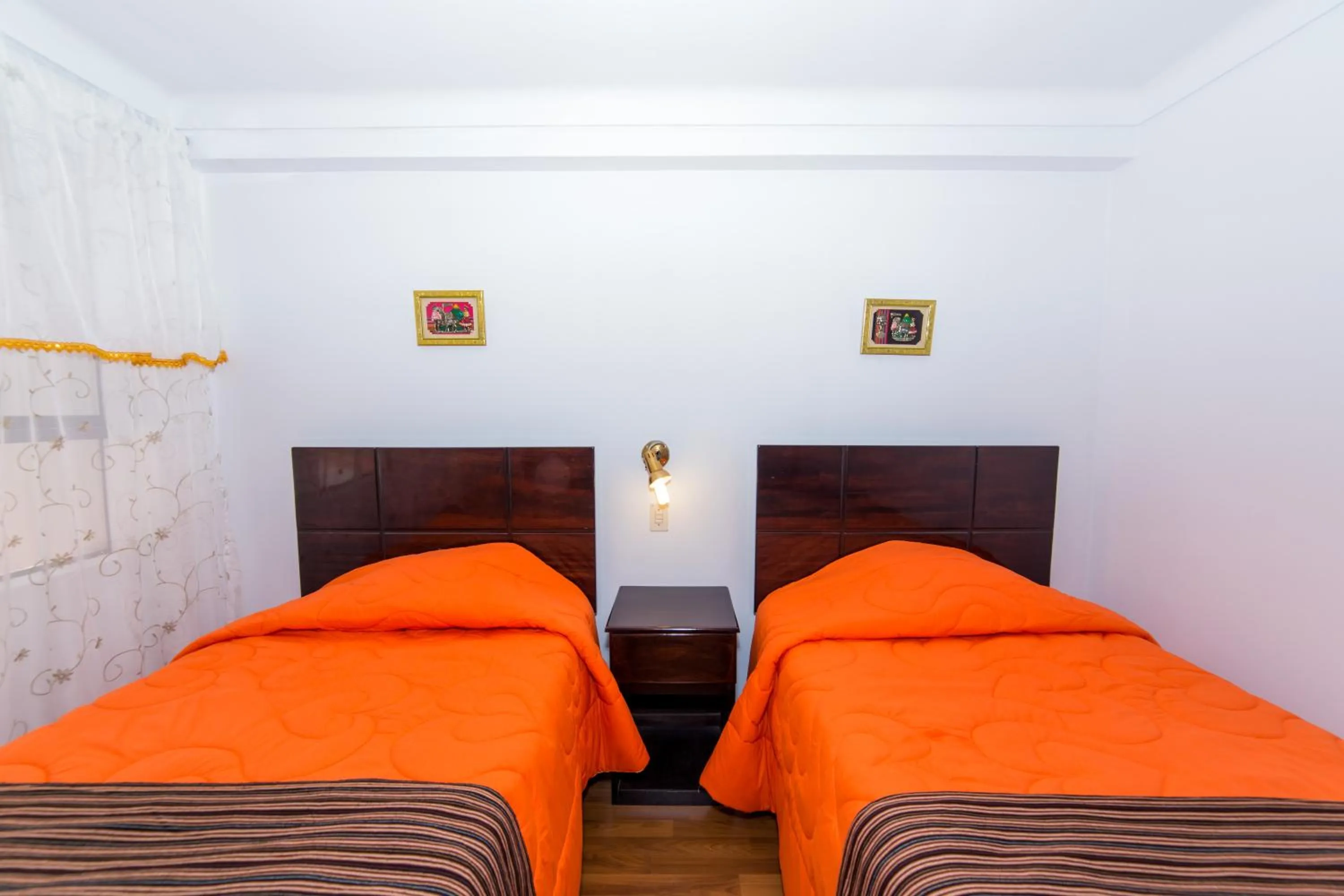 Bed in Hotel Peru Real