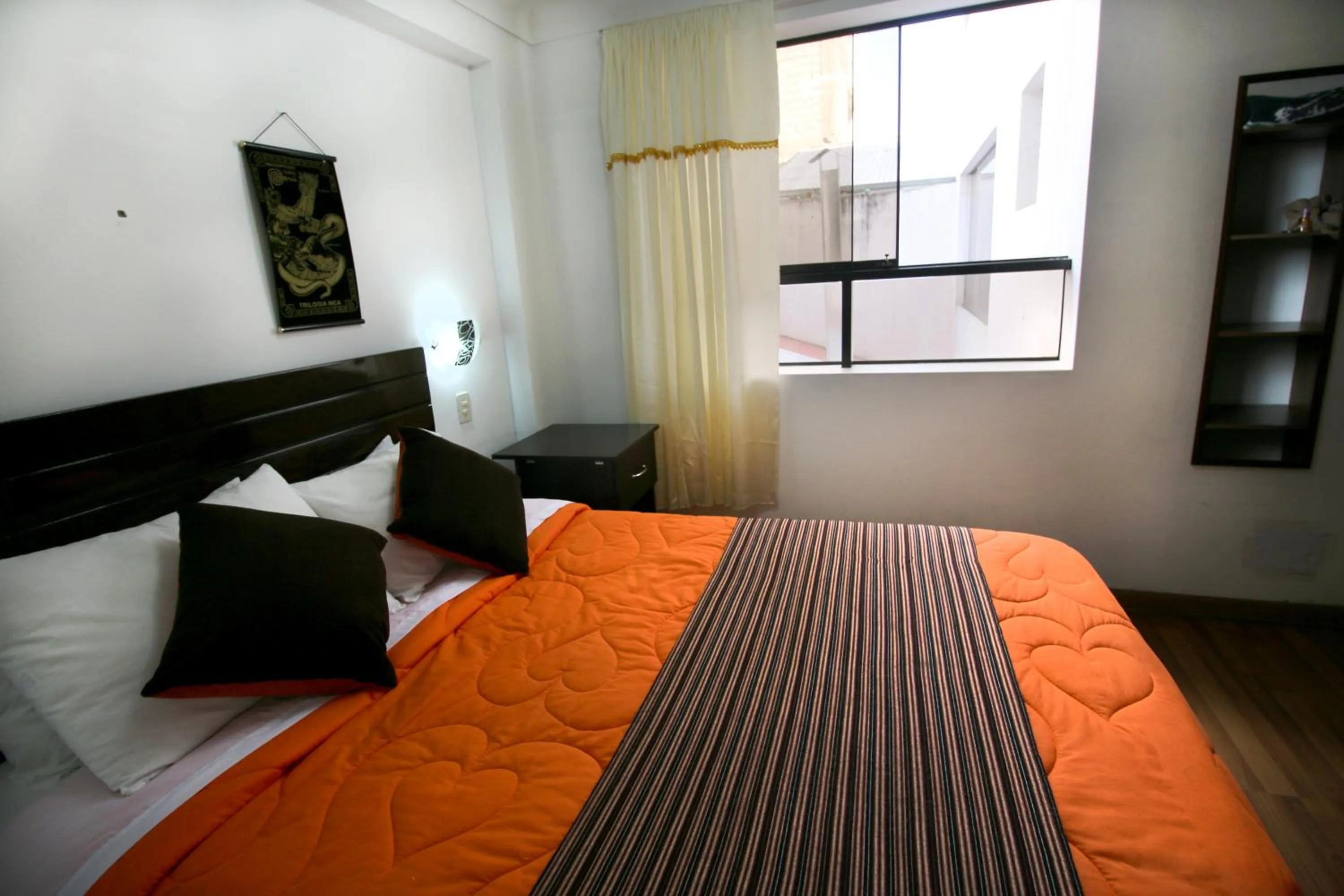 Bed in Hotel Peru Real