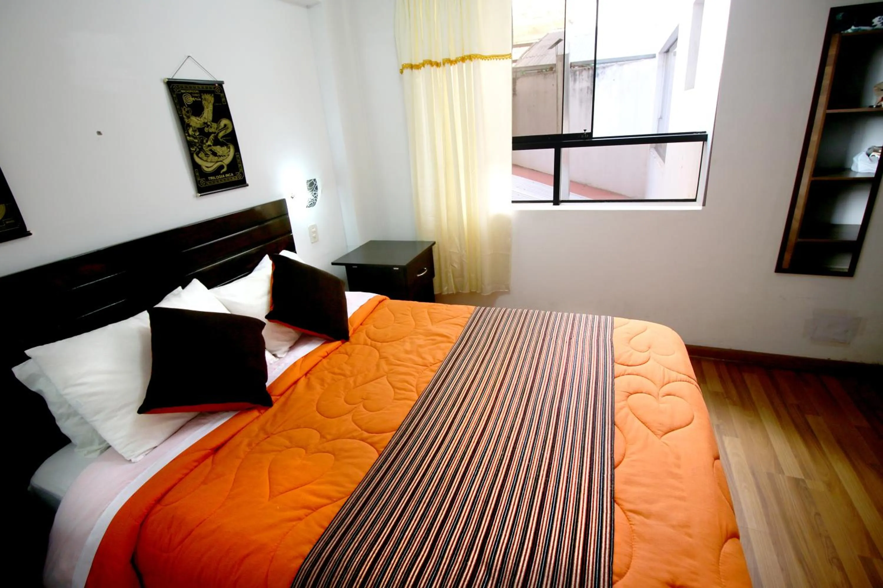 Bed in Hotel Peru Real