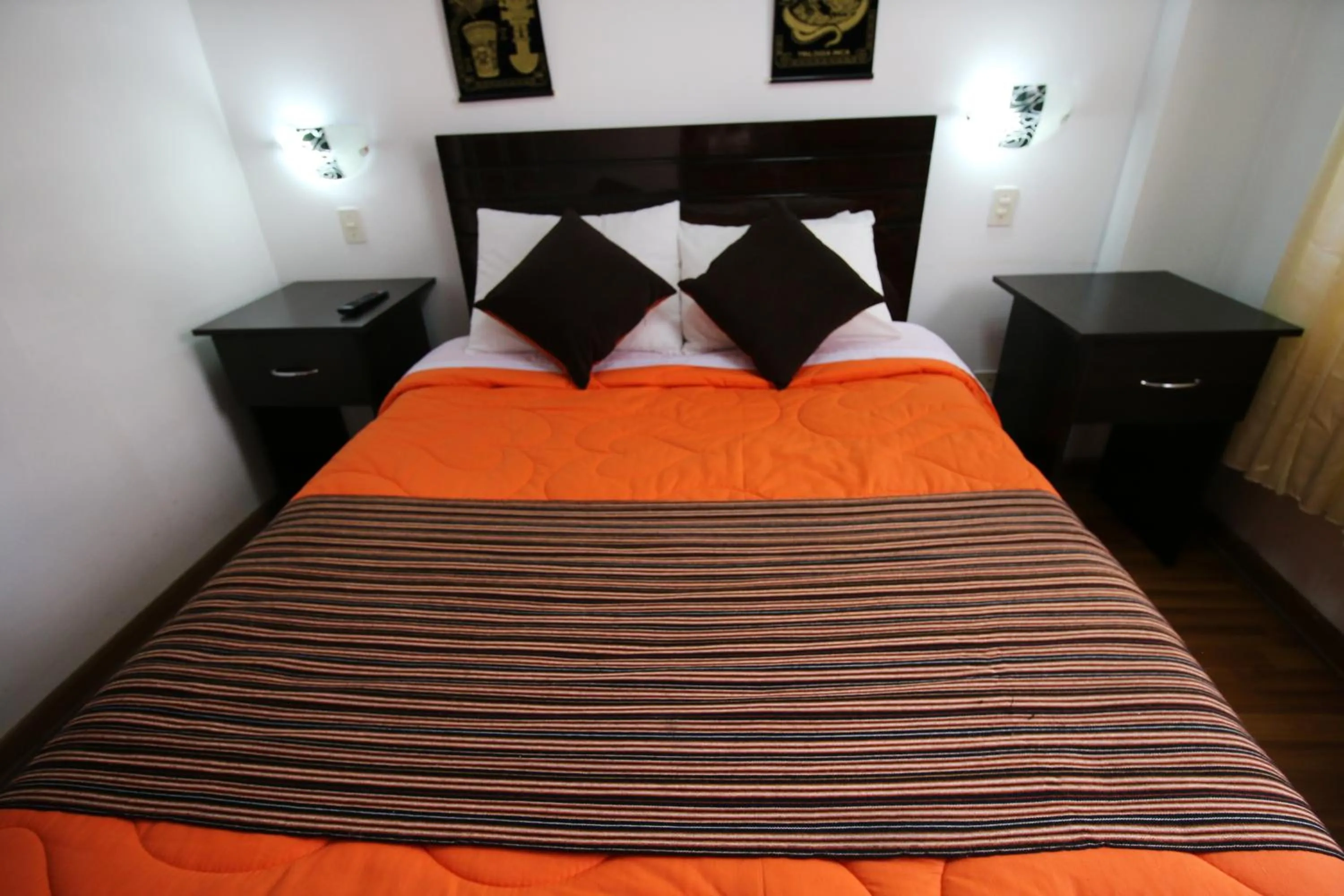 Bed in Hotel Peru Real