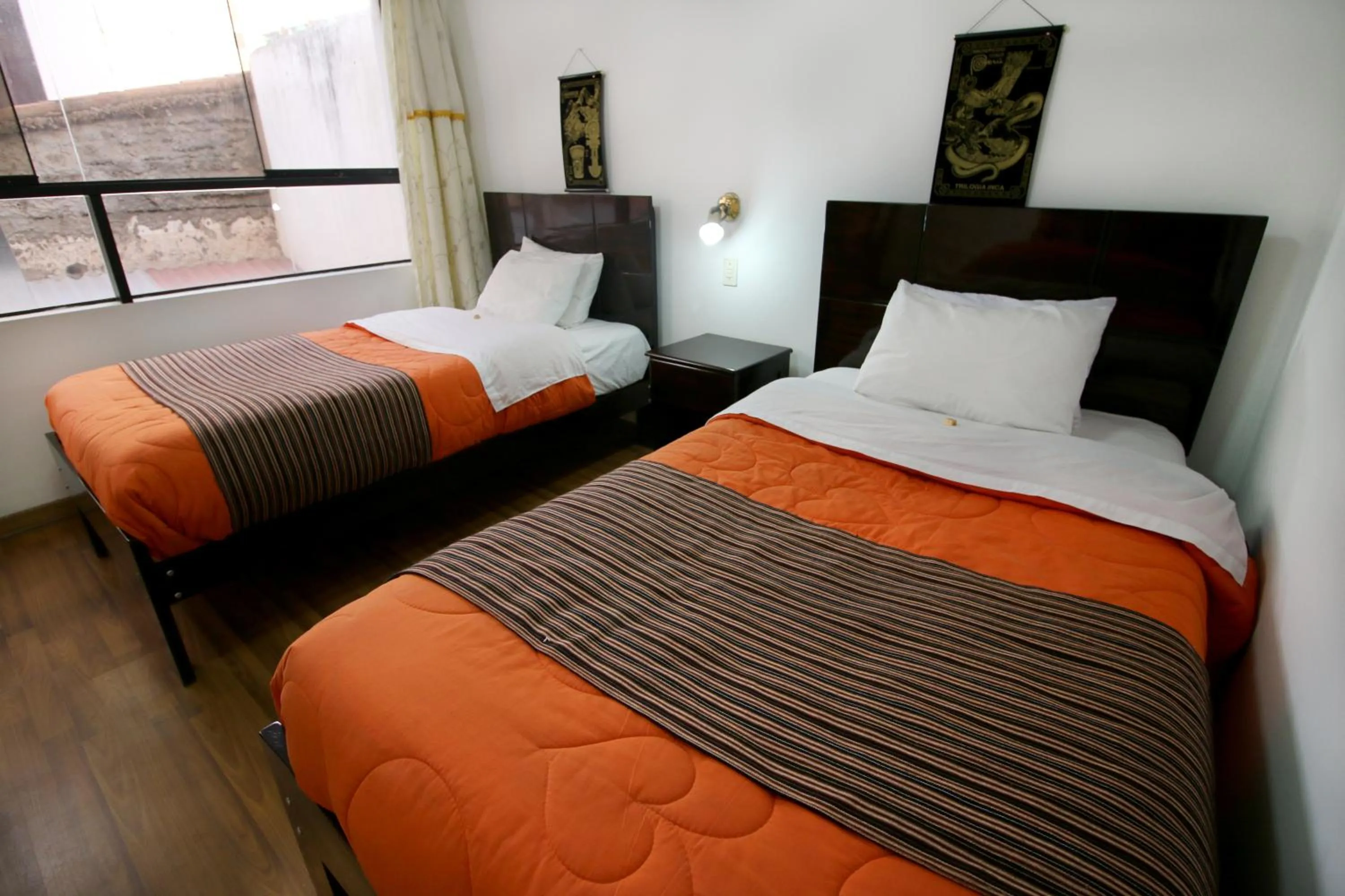 Bed in Hotel Peru Real