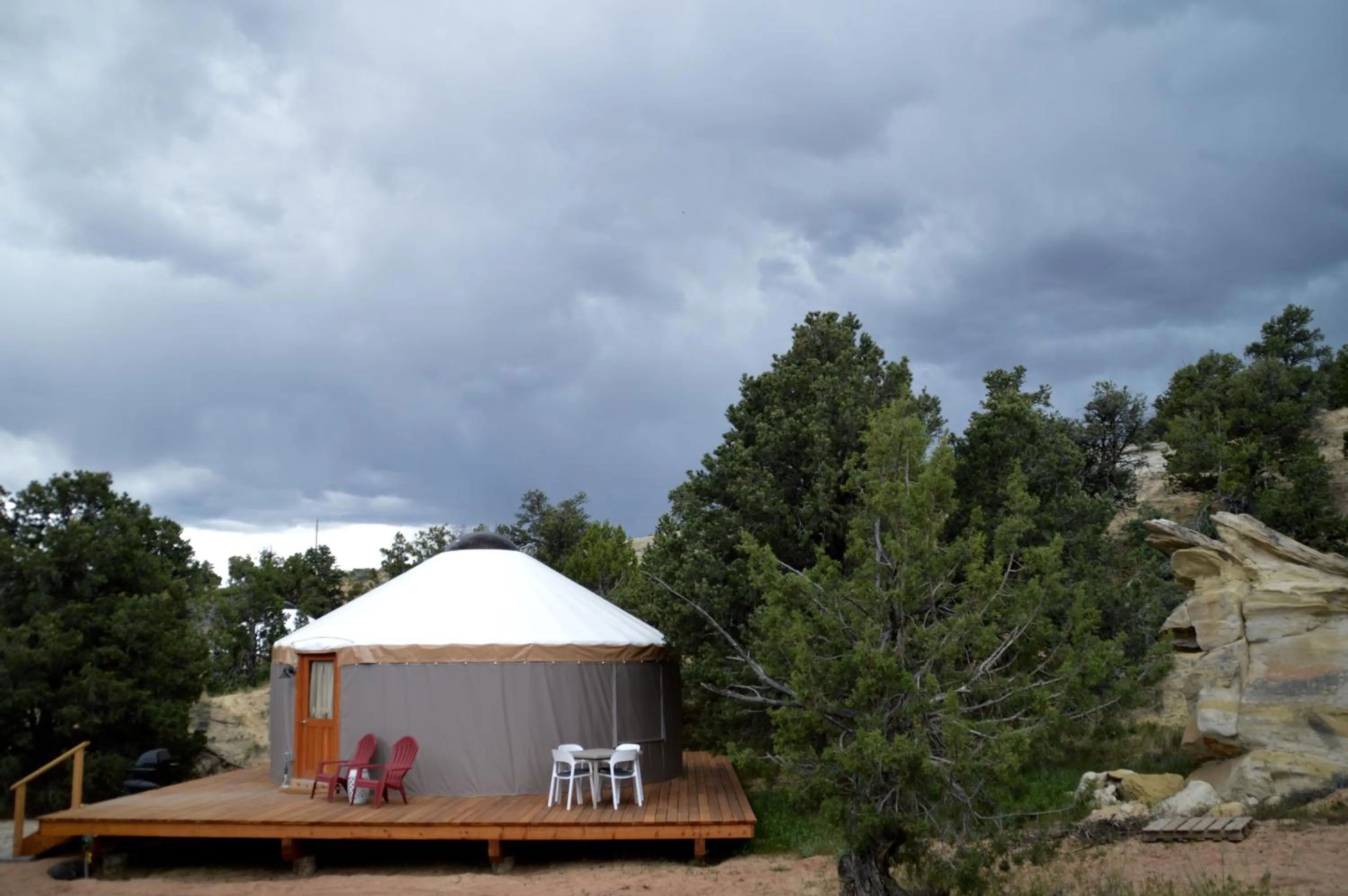 Natural landscape in Escalante Yurts - Luxury Lodging