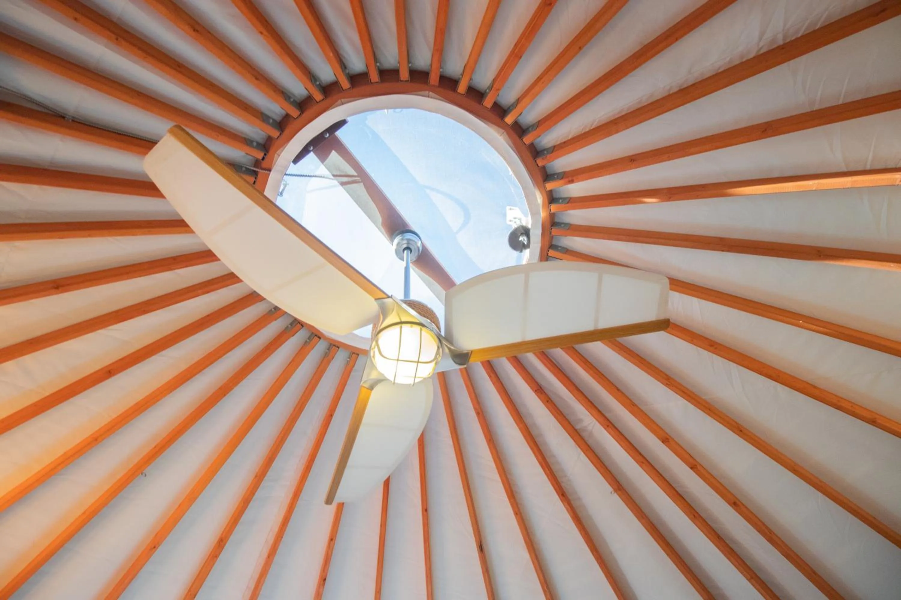 fireplace in Escalante Yurts - Luxury Lodging