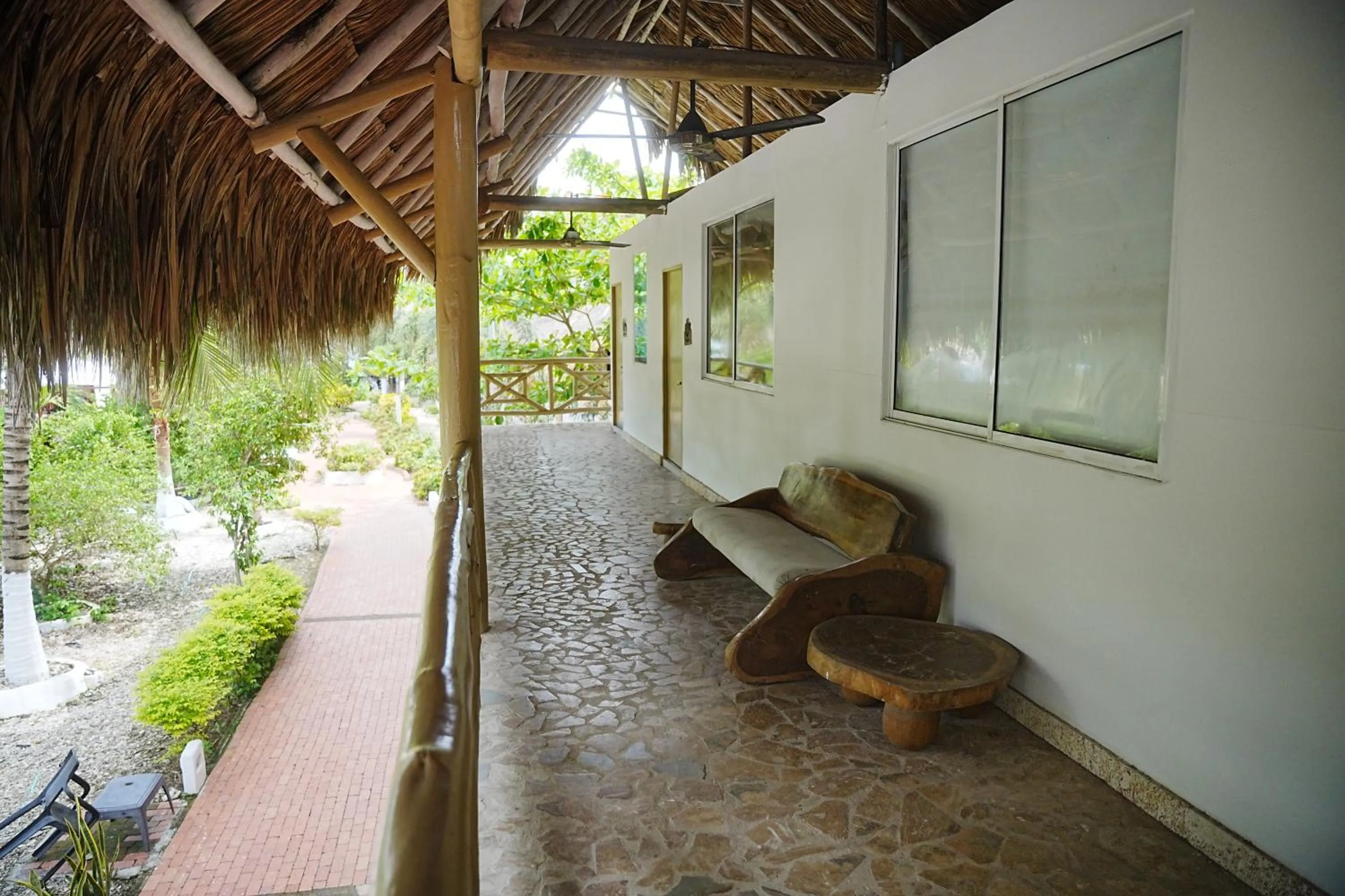 Garden view in Hotel Isla Real