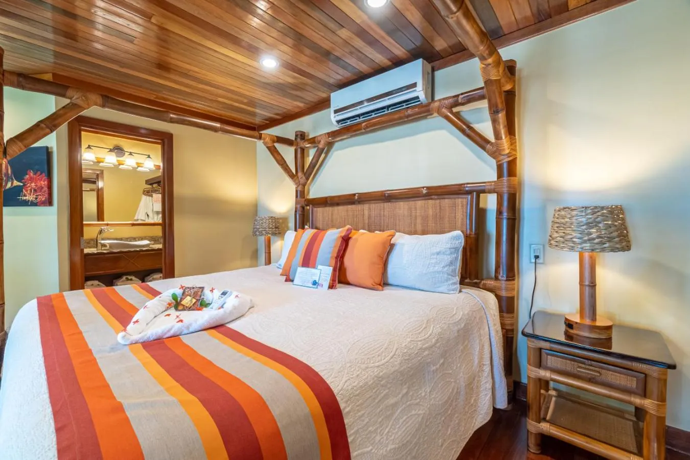 Bed in Ramon's Village Resort