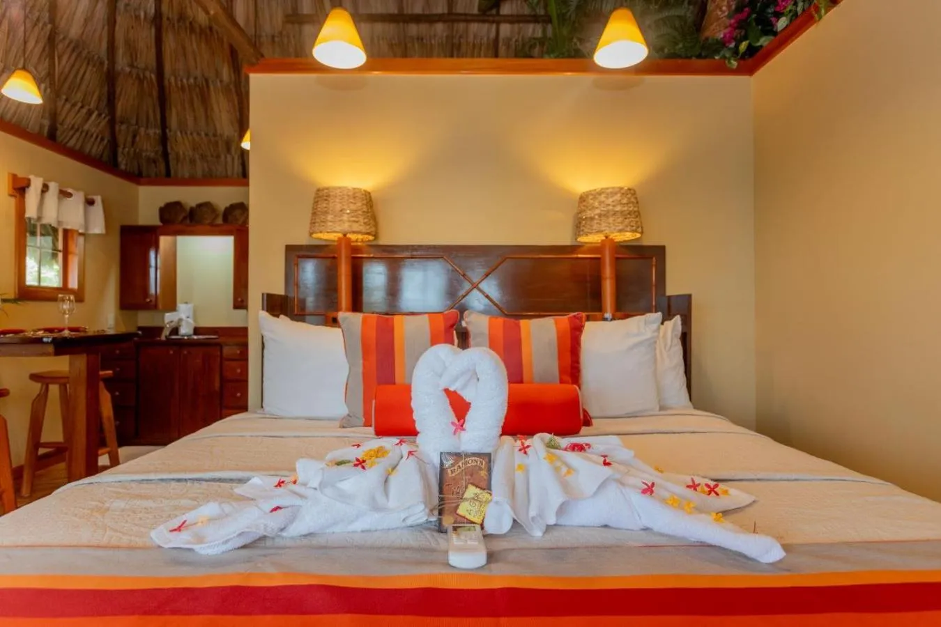 Bed in Ramon's Village Resort