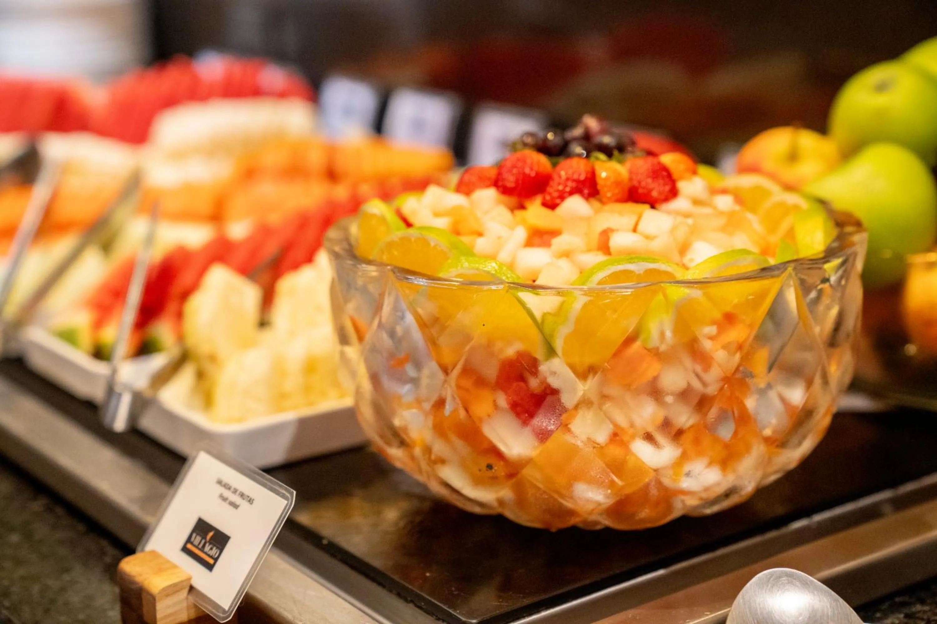 Buffet breakfast in Hotel Luzeiros Recife