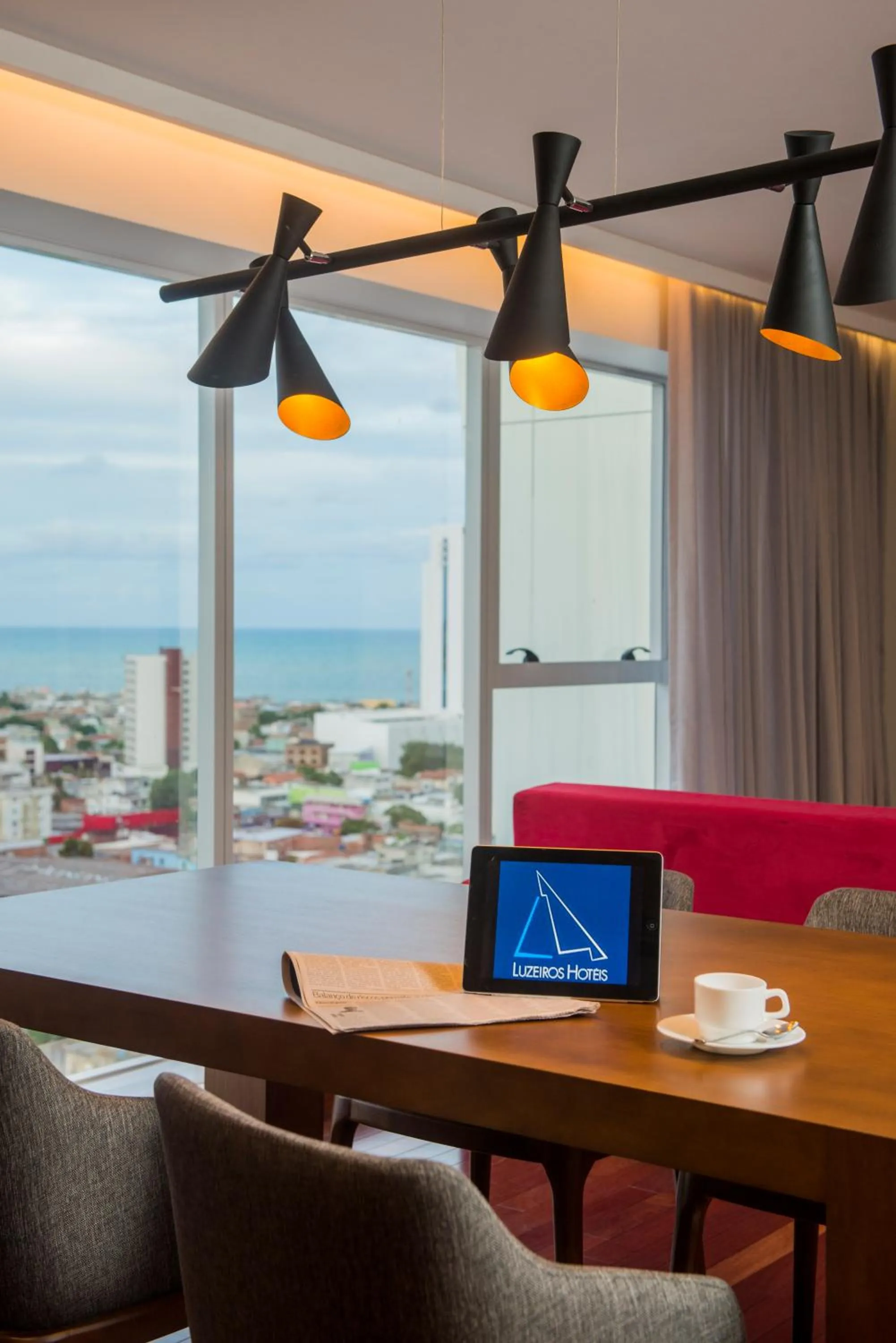 Seating area in Hotel Luzeiros Recife