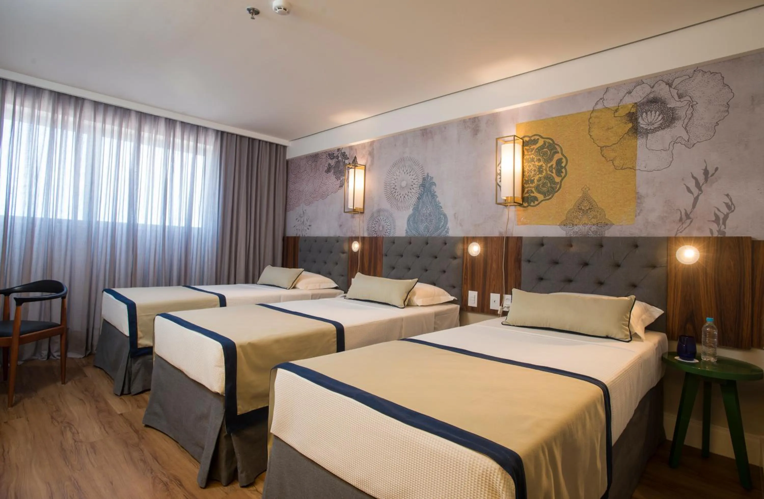 Bed in Hotel Luzeiros Recife