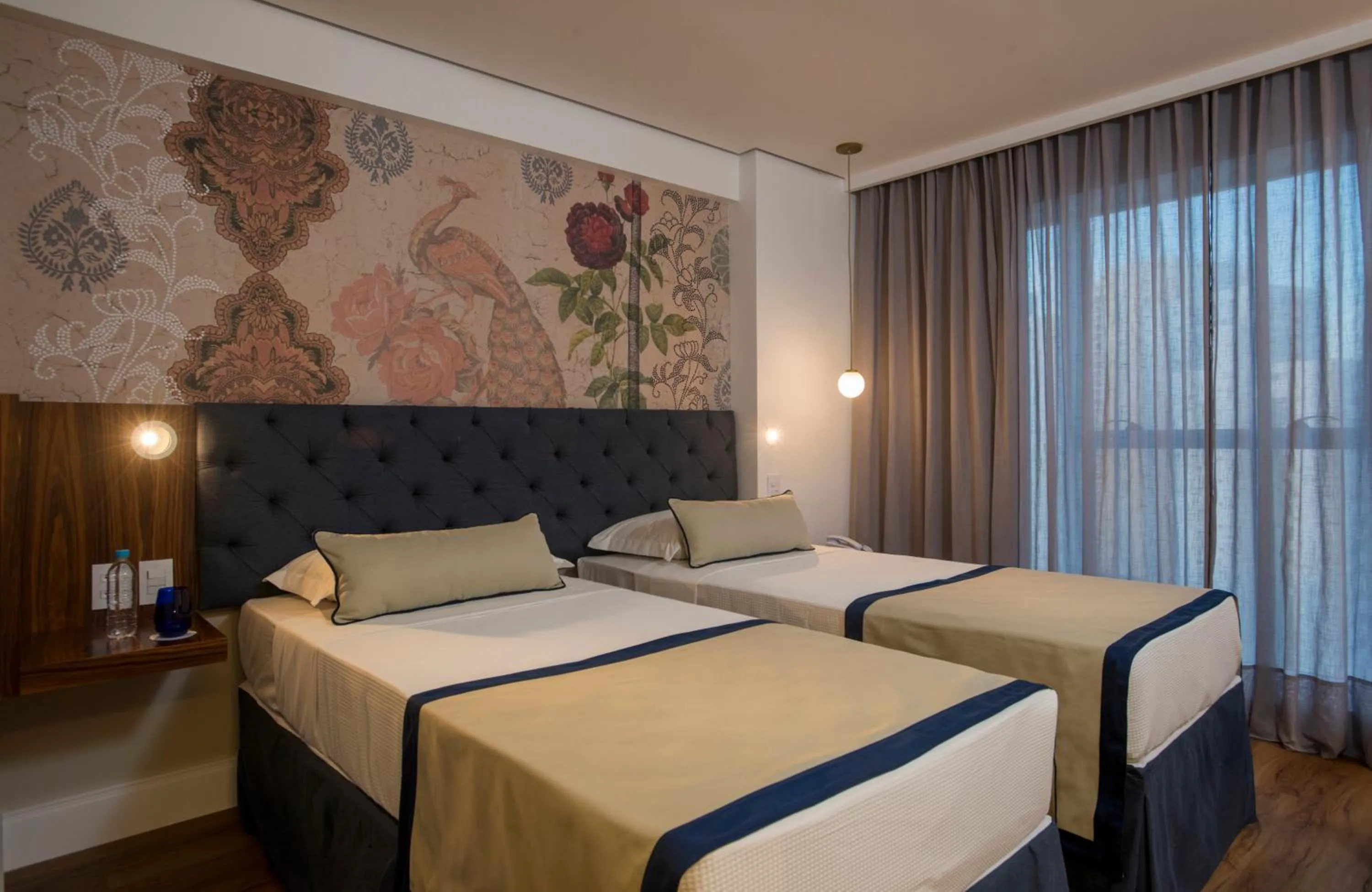 Bed in Hotel Luzeiros Recife