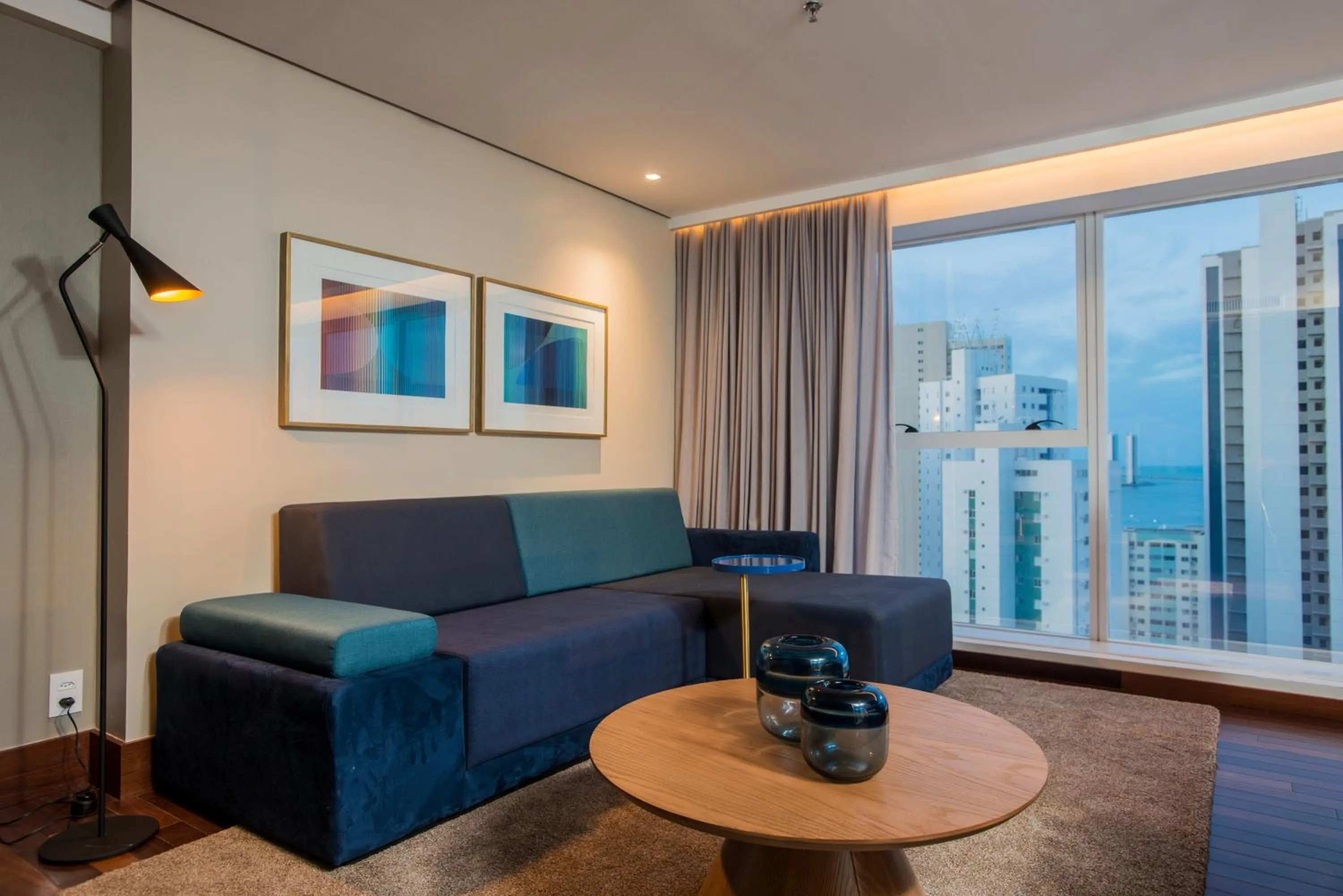 Seating area in Hotel Luzeiros Recife