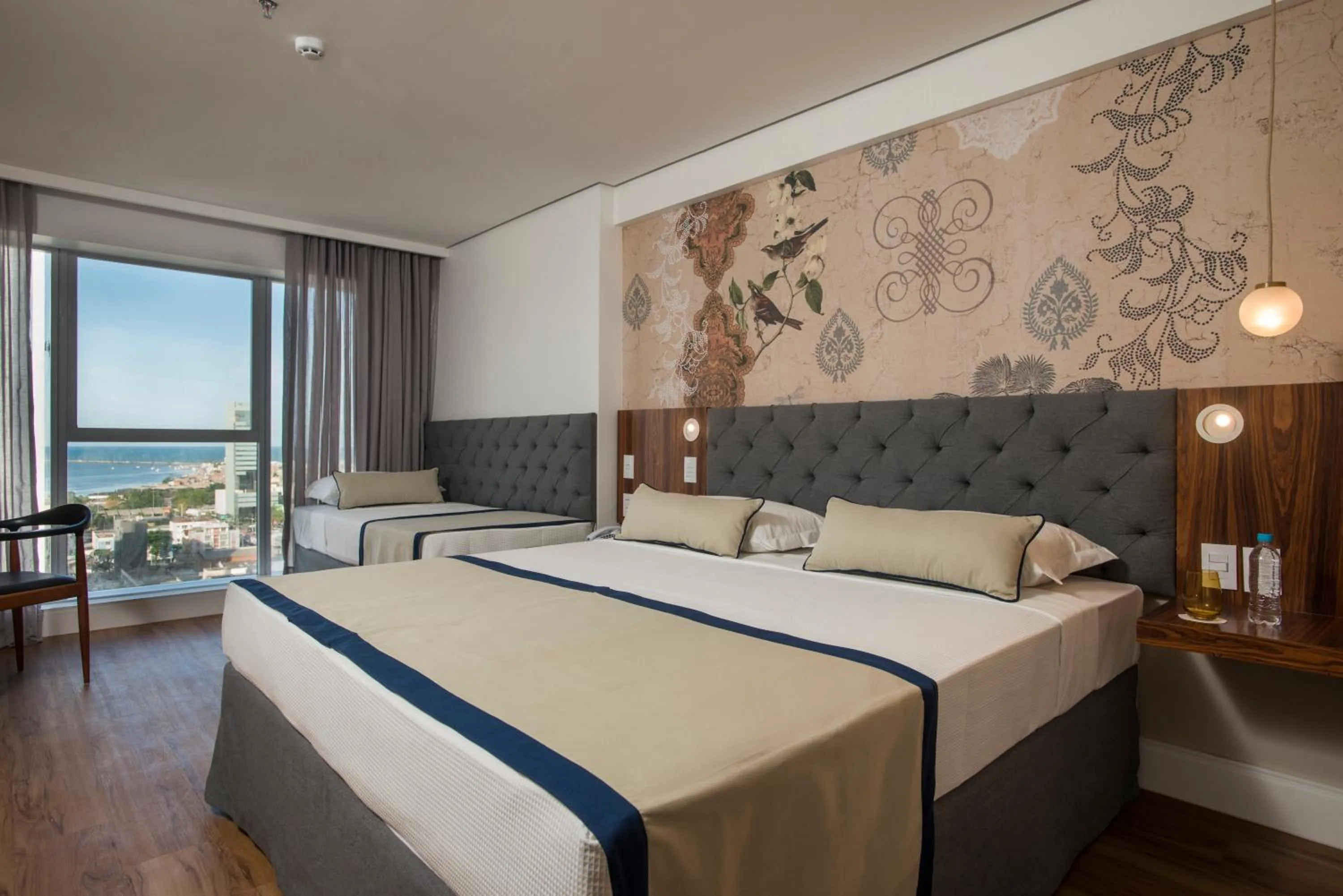 Bed in Hotel Luzeiros Recife