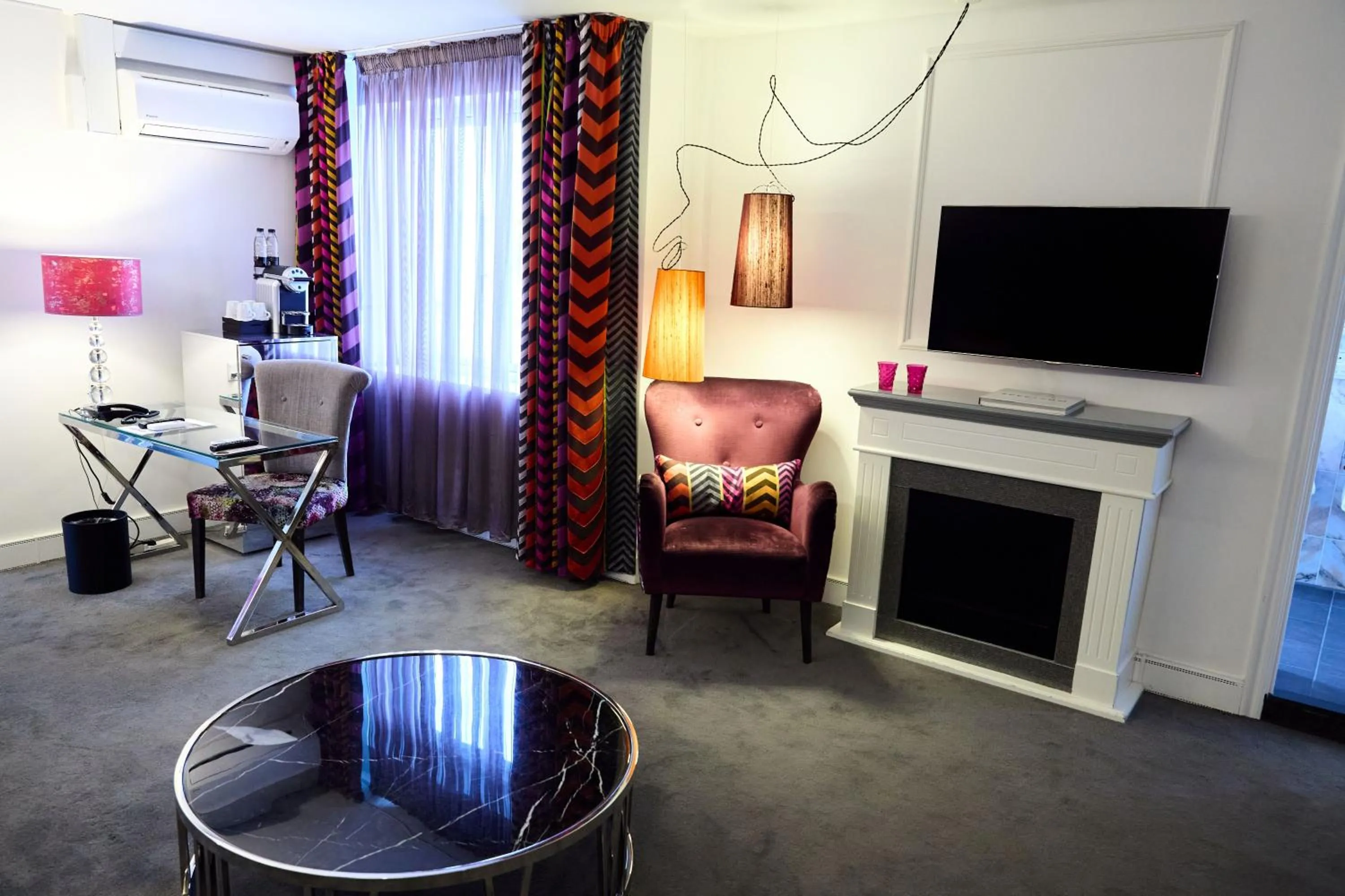 Living room in Absalon Hotel