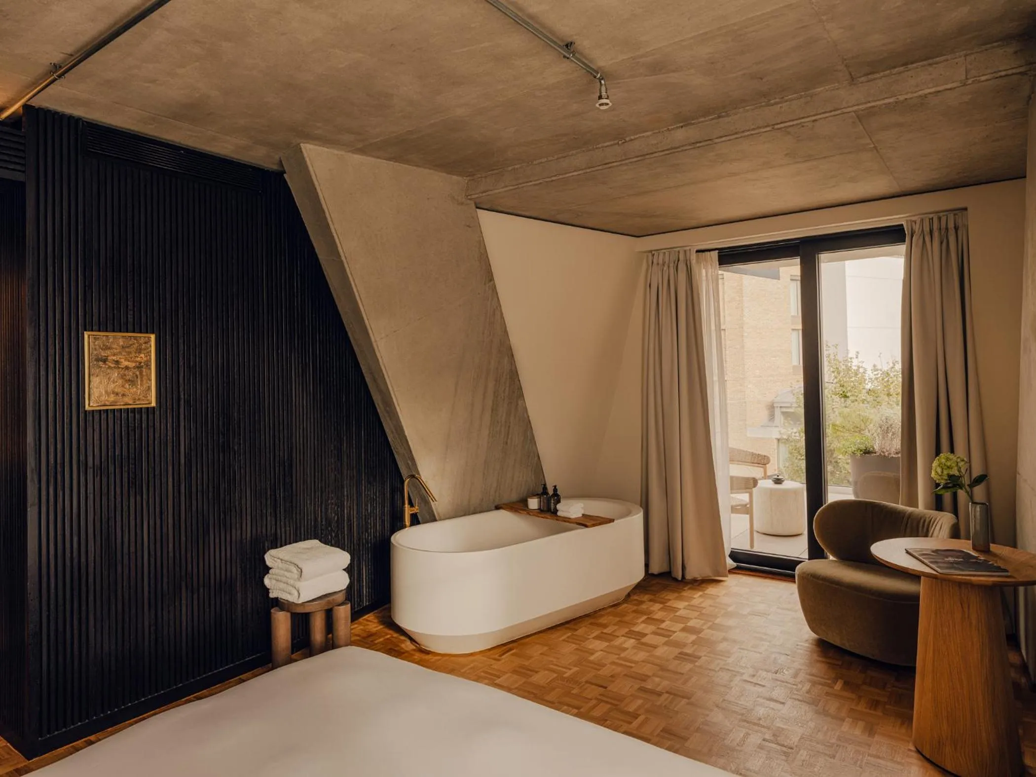 Bed in Aethos London Shoreditch