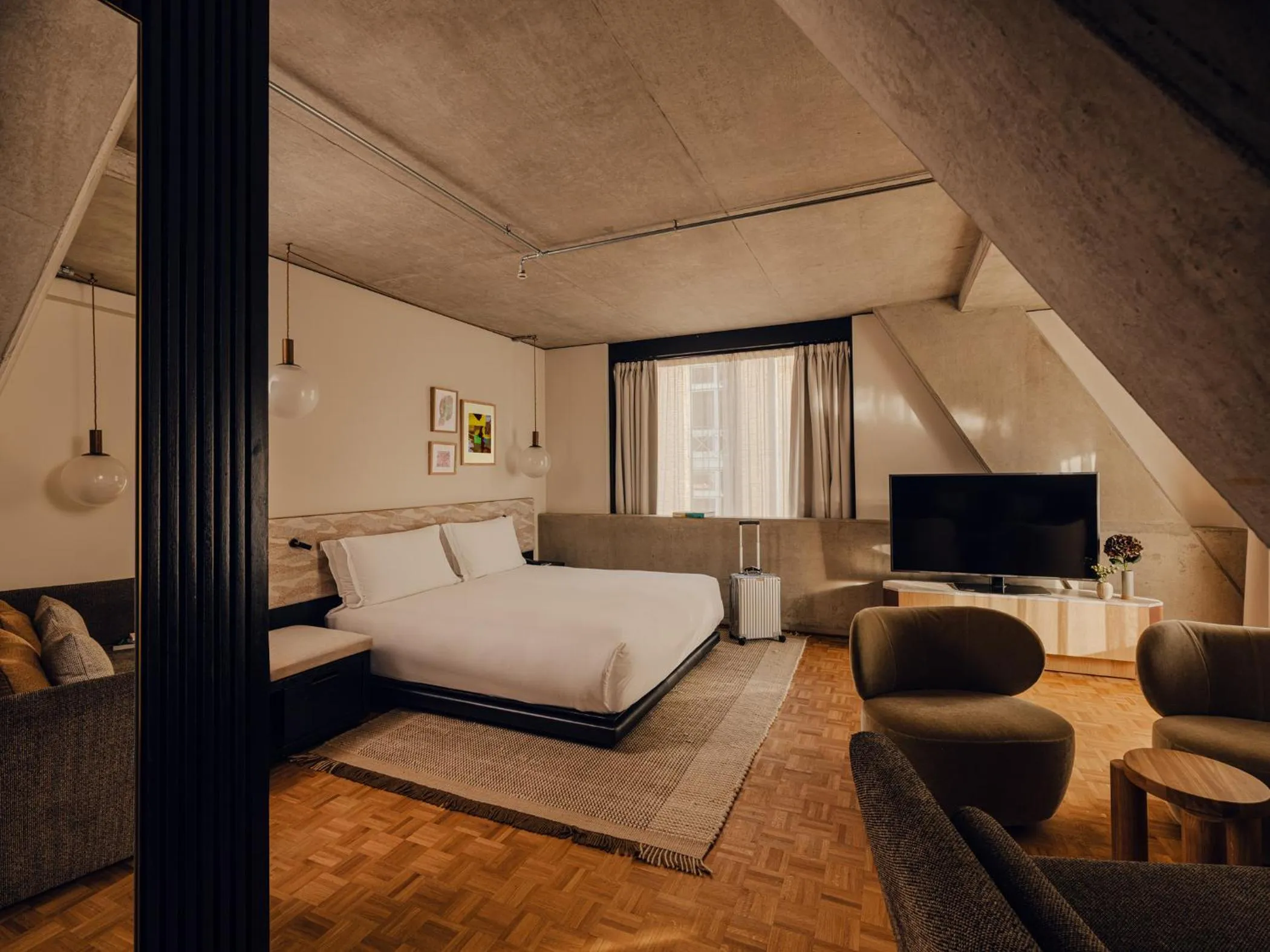 Bed in Aethos London Shoreditch