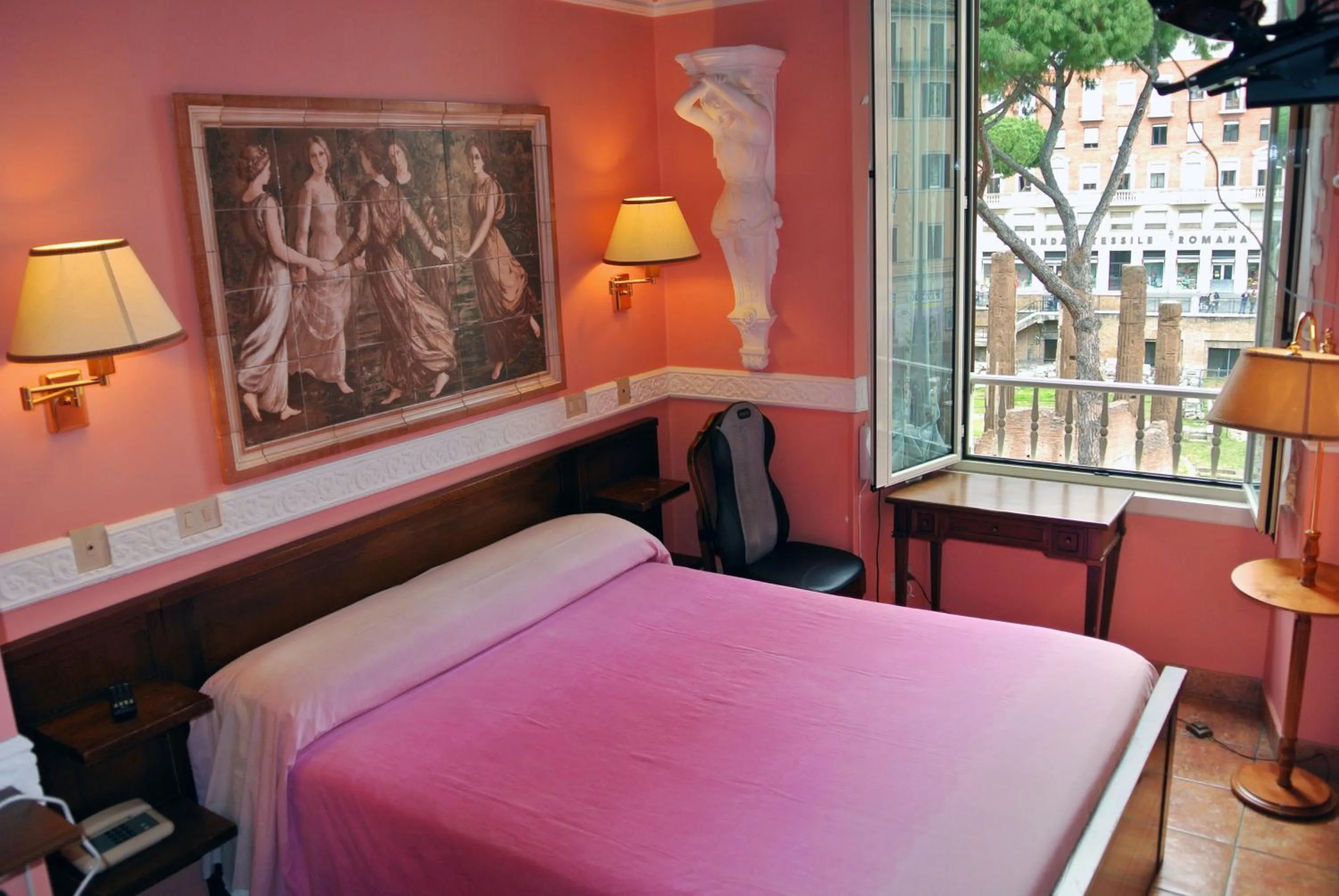 Bed in Hotel Barrett