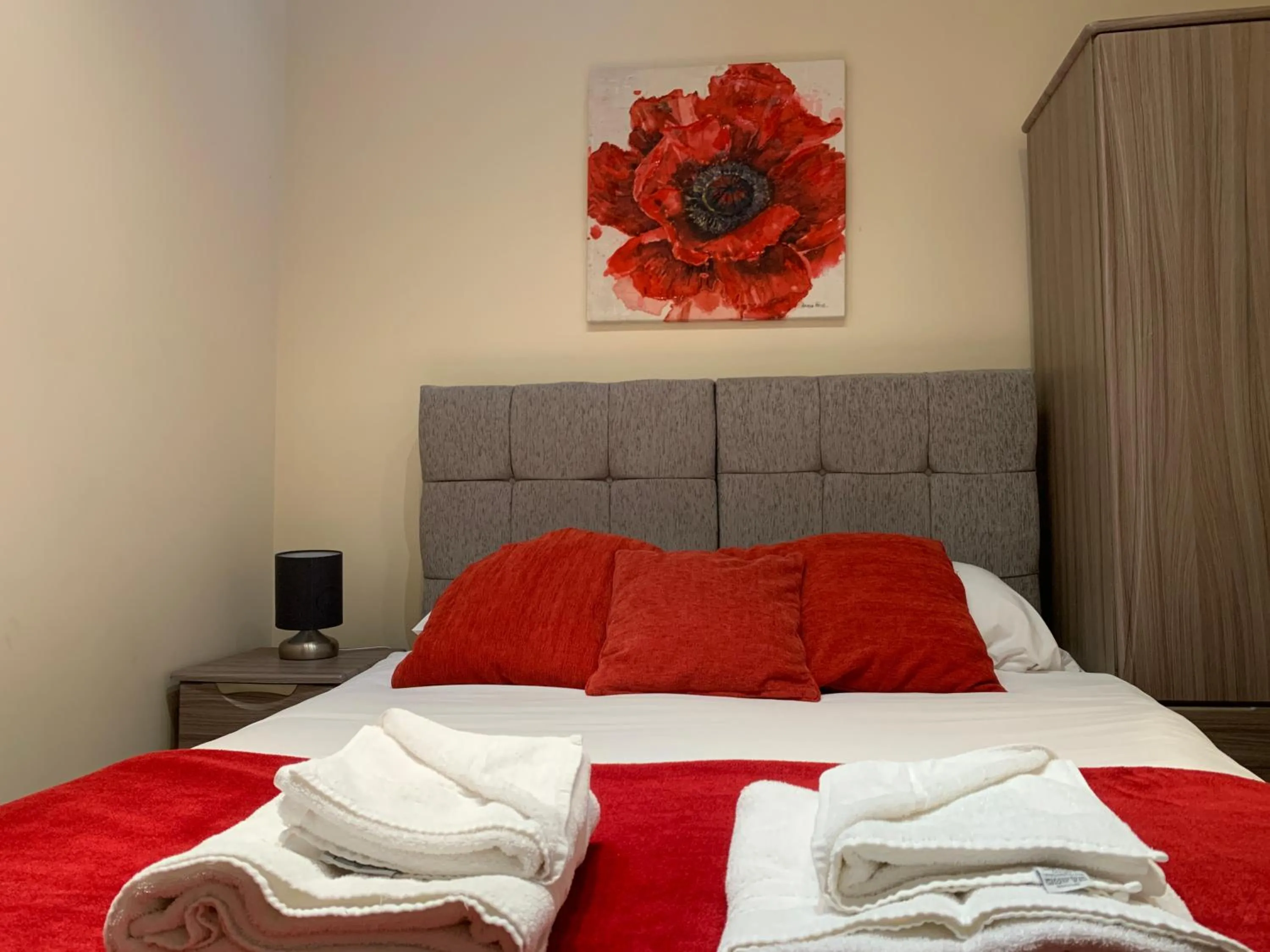 Bed in Market Place Serviced Apartments, Leek