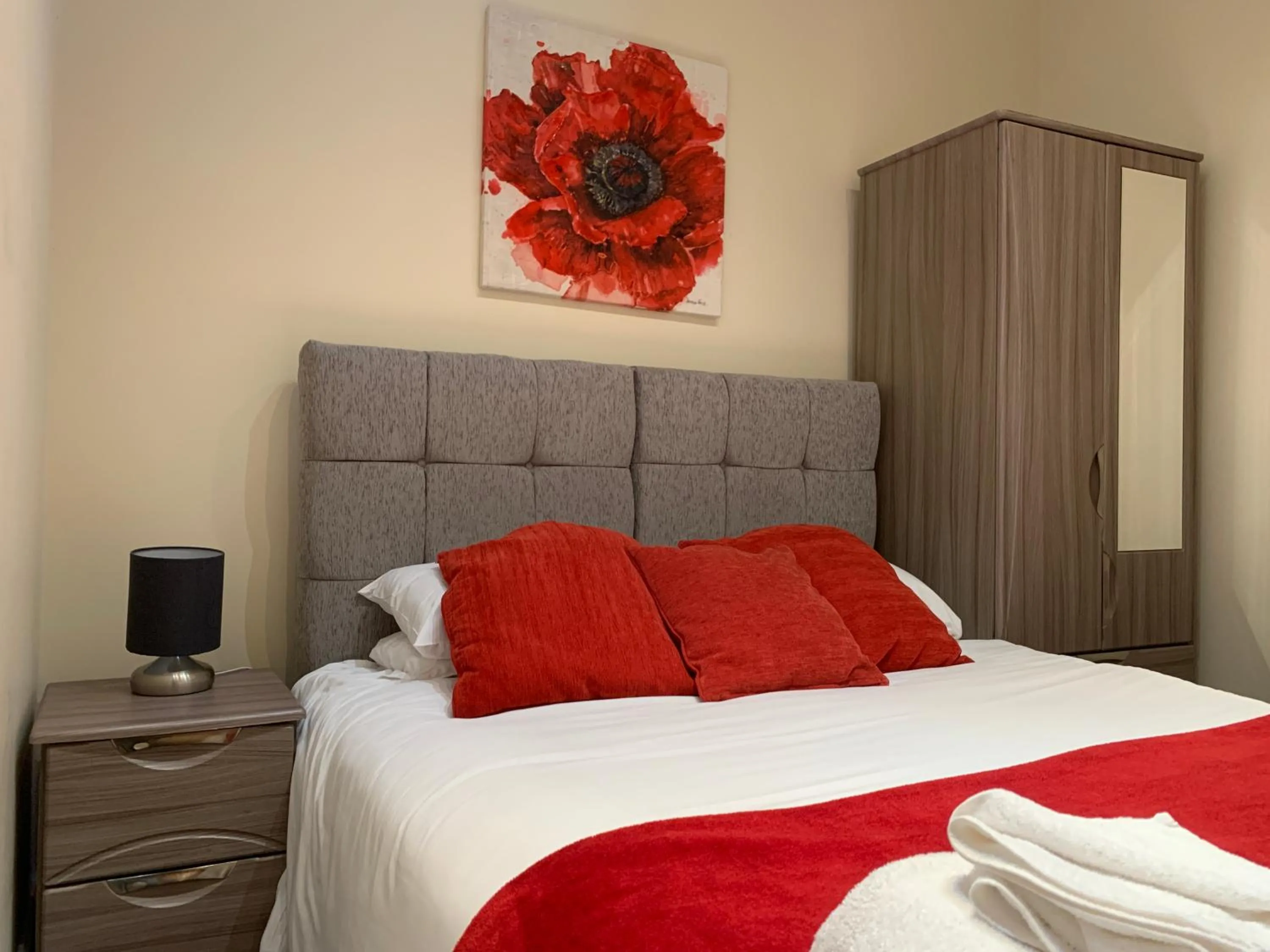 Bed in Market Place Serviced Apartments, Leek