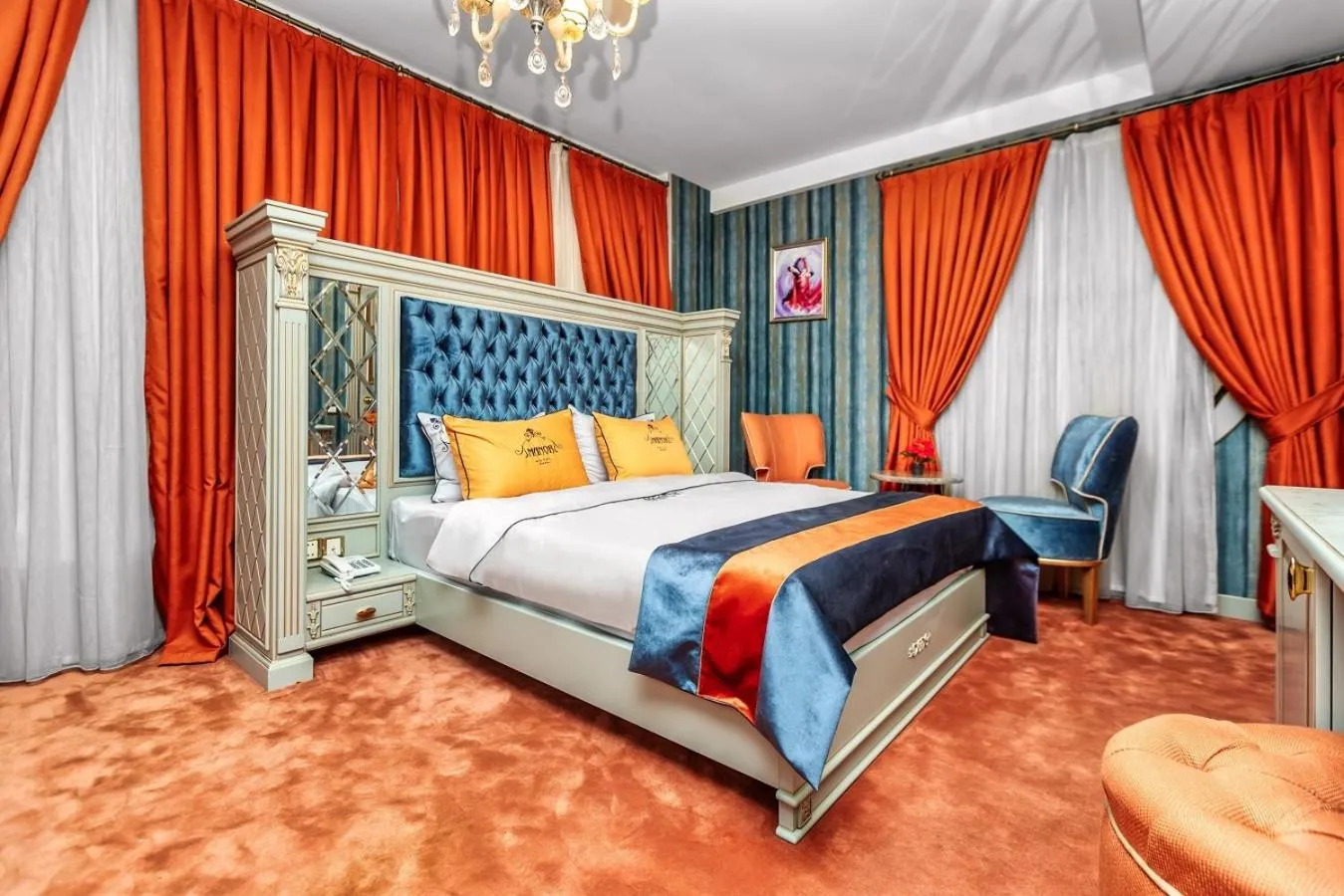 Photo of the whole room, Bed in Manor Luxury Hotel Baku