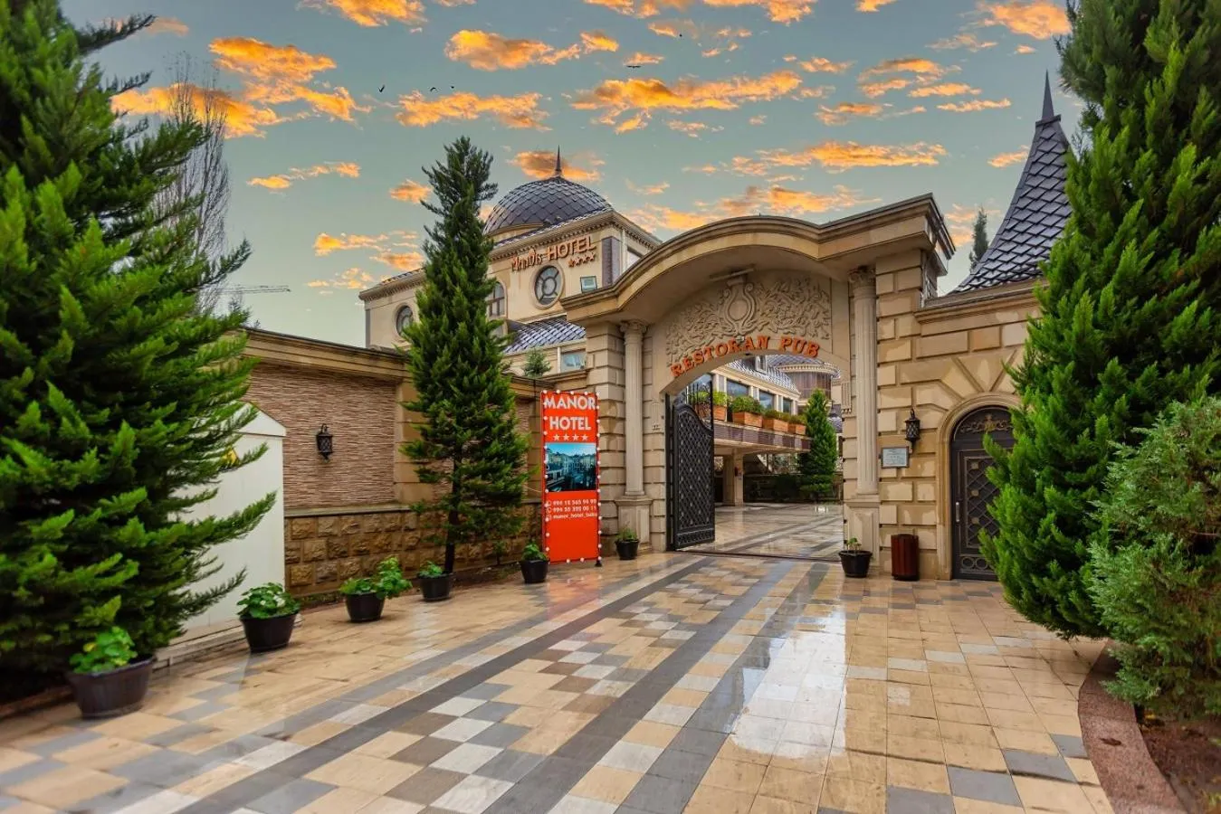 Property building in Manor Luxury Hotel Baku